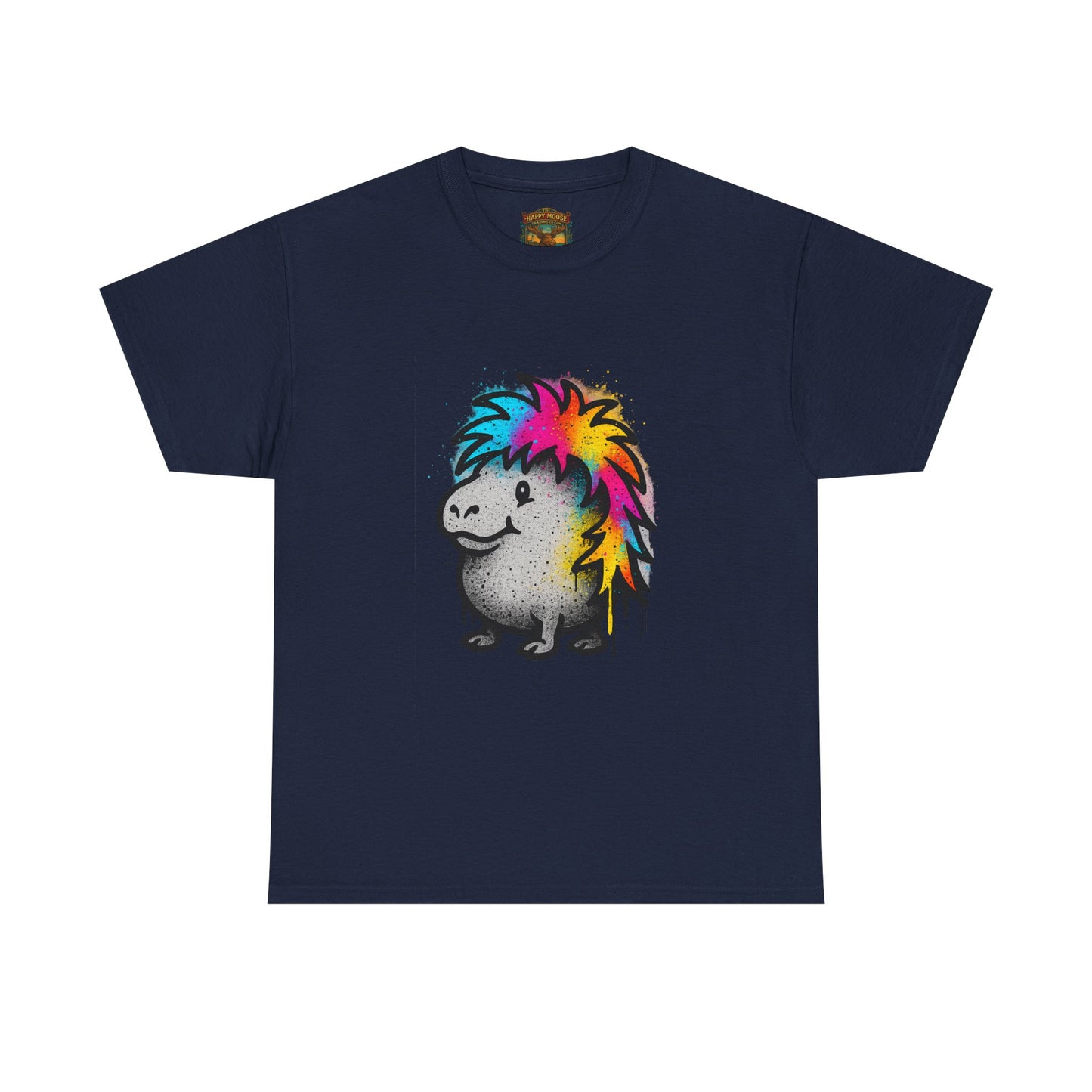 Rainbow Mohawk Quokka T-Shirt — Cute Colorful Quokka Tee