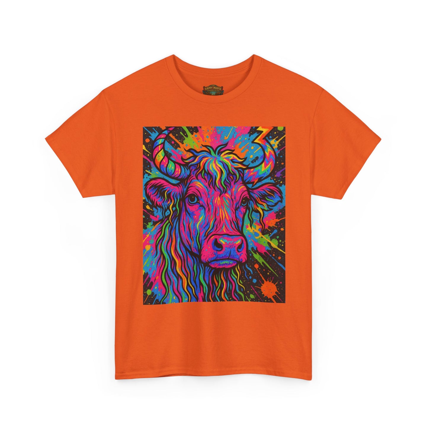 Psychedelic Cow Art Tee