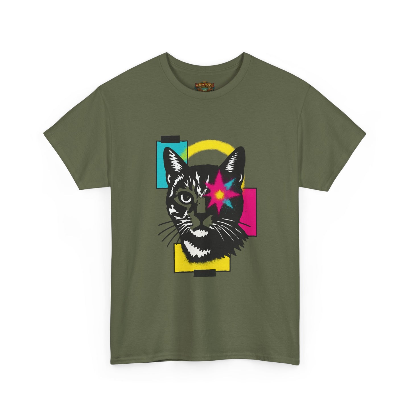 Cat Graphic T-Shirt — CAT Print