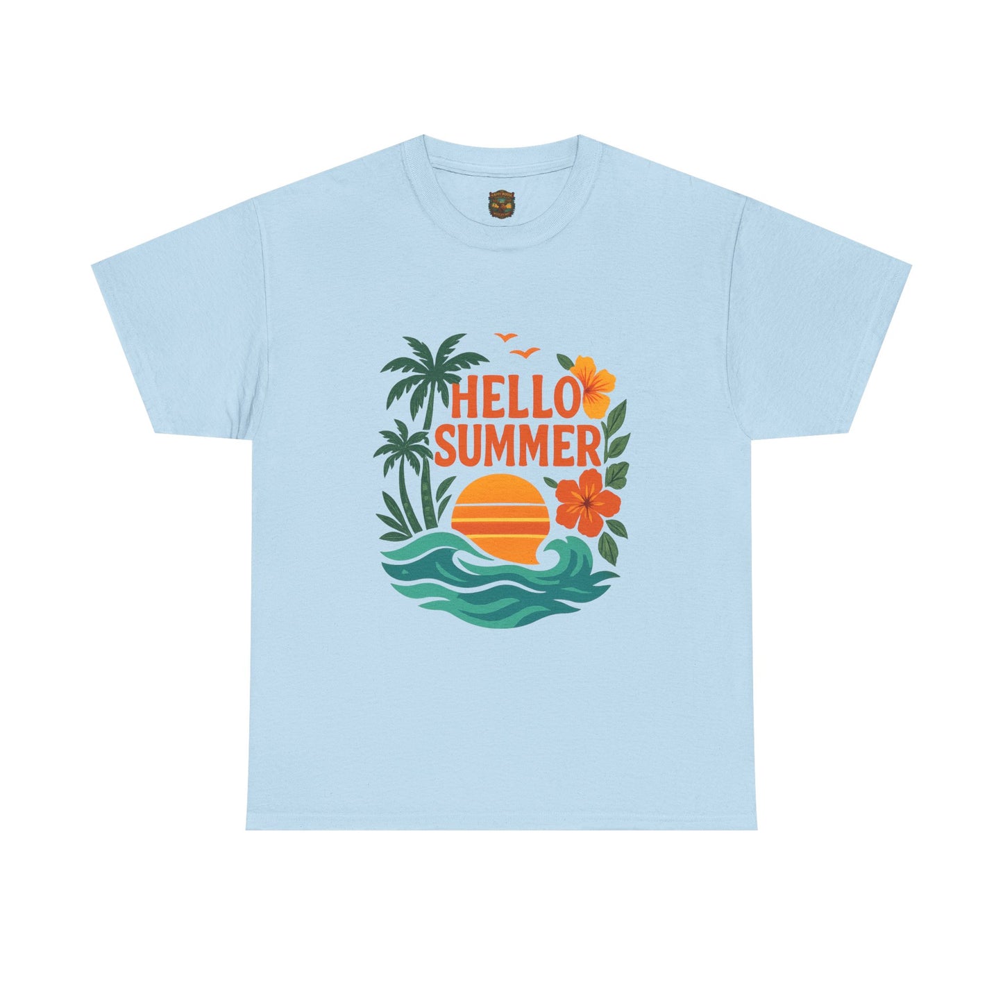 Hello Summer T-Shirt | Hello Summer Graphic Tee, Summer Slogan Shirt