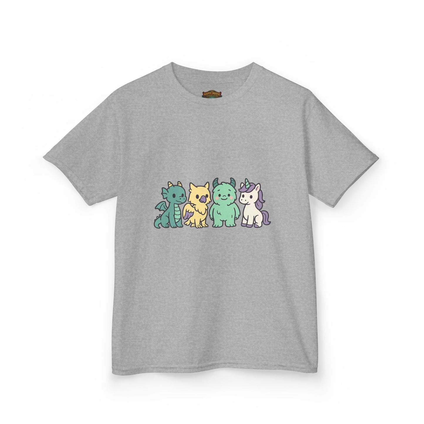 Kids Cat Crew T‑Shirt — Cute Pastel Kittens Graphic Tee for Children
