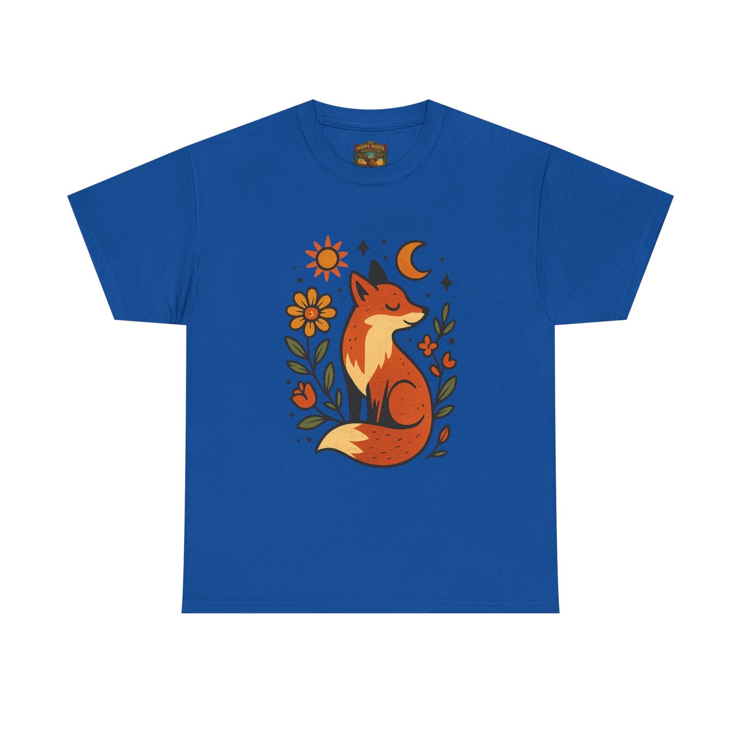 Fox Illustration T-Shirt | Cute Woodland Animal Tee