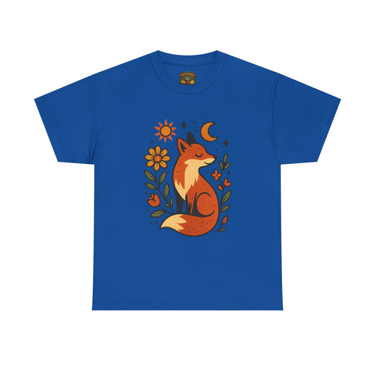 Fox Illustration T-Shirt | Cute Woodland Animal Tee