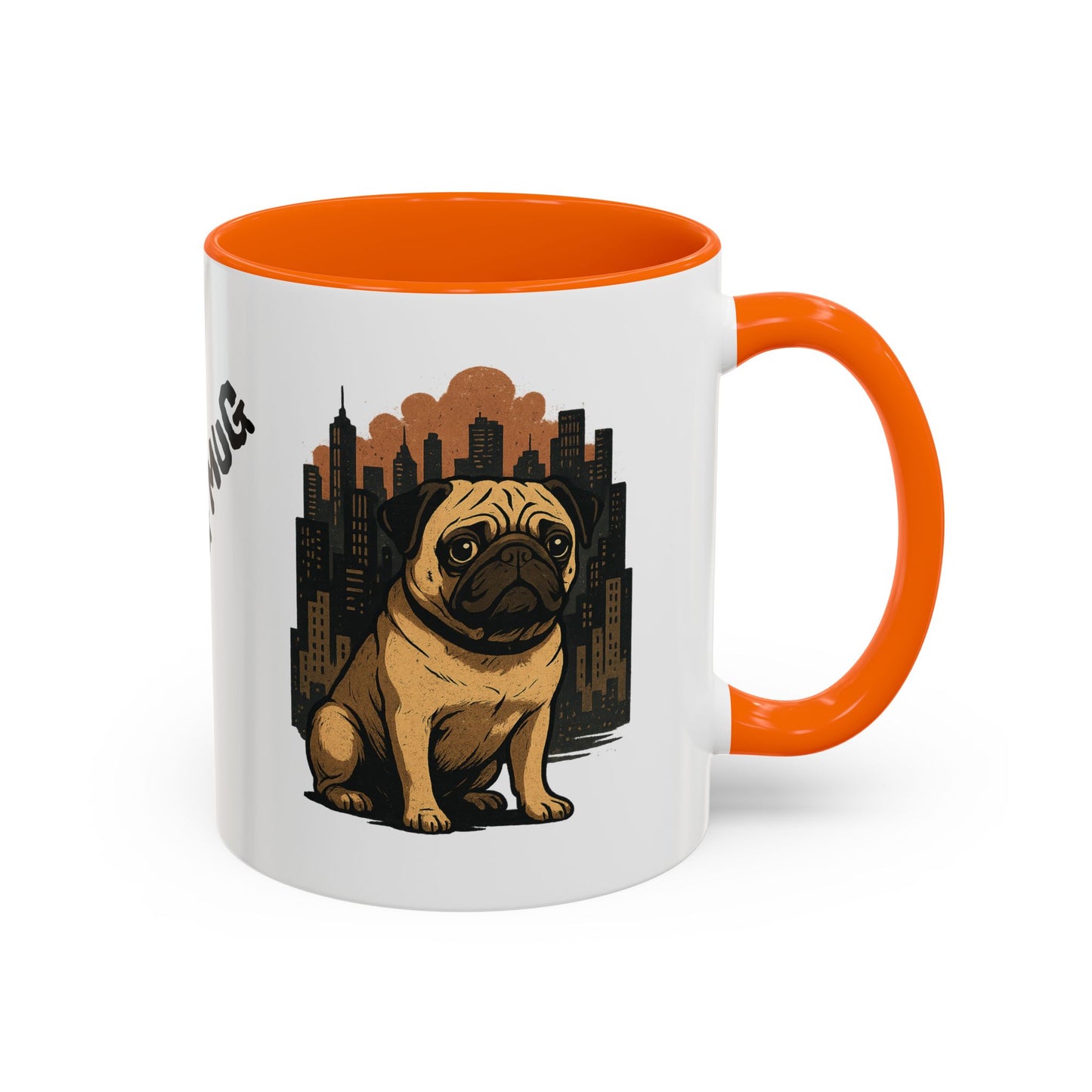 My Pug Mug Coffee Mug — Rustic Mountain Sunset Design