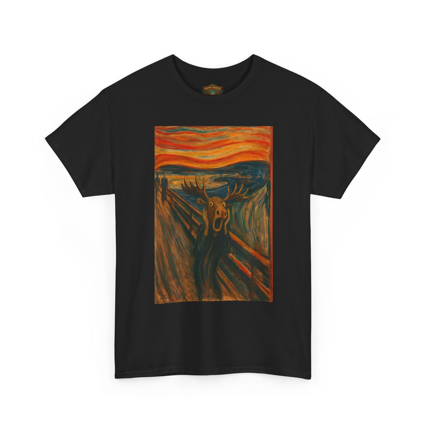 The Scream Art Print T‑Shirt — Vintage Expressionist Graphic Tee