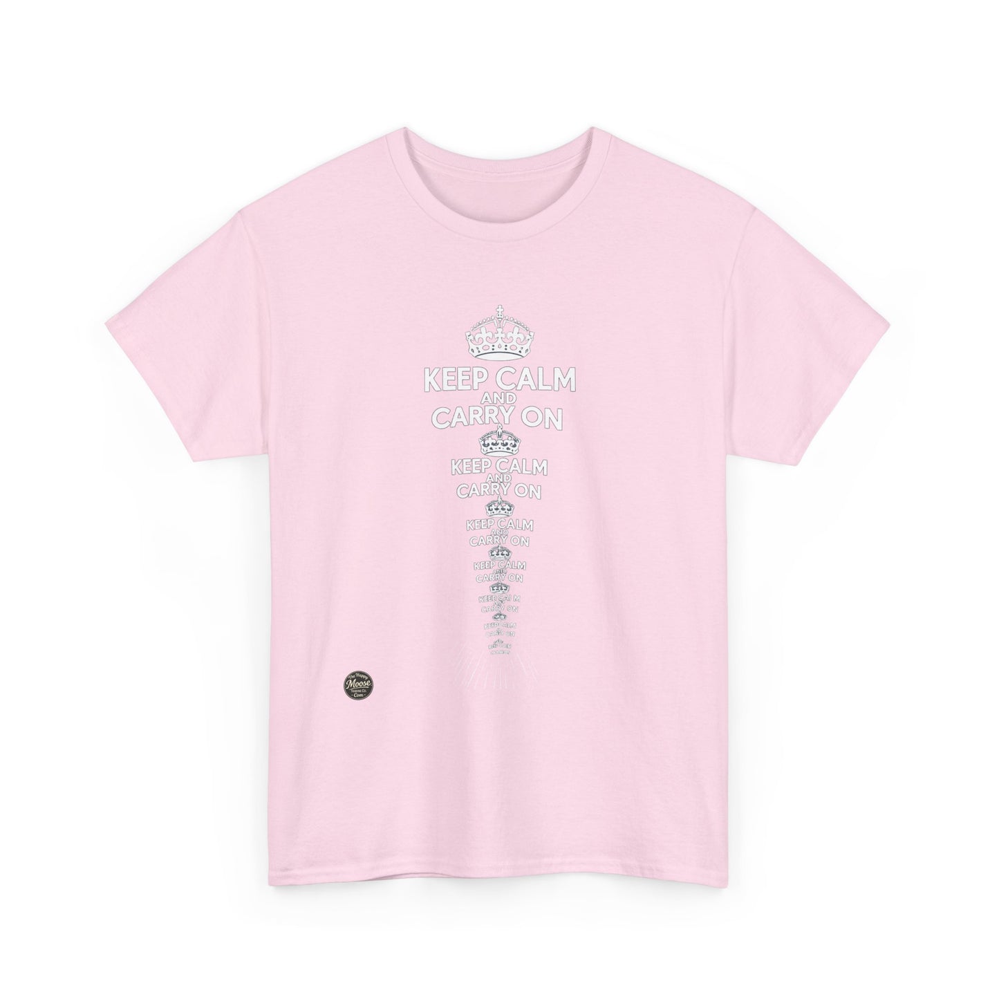 Keep Calm and Carry On T‑Shirt — Vintage British Motto Tee