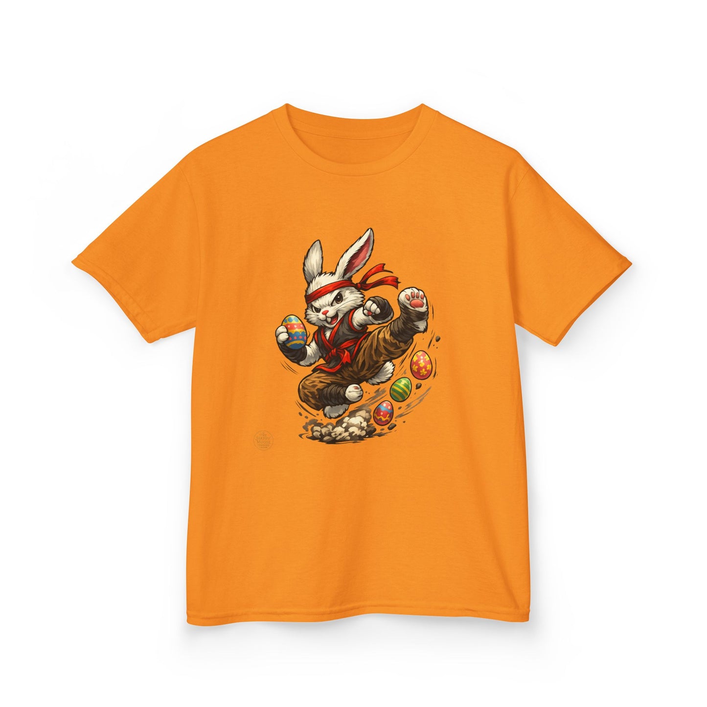 Kids Tee — Playful Easter Bunny with Colorful Eggs