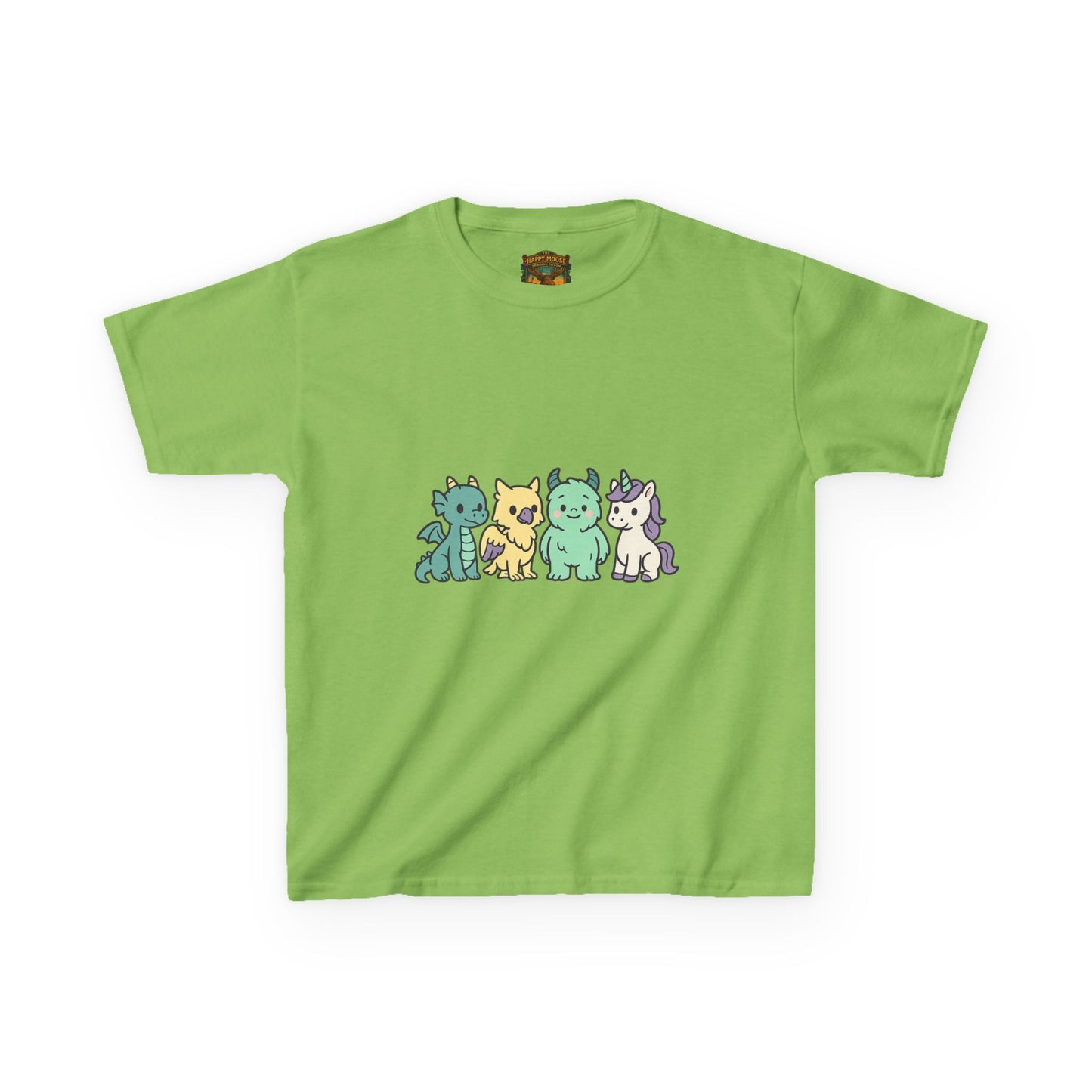 Kids Cat Crew T‑Shirt — Cute Pastel Kittens Graphic Tee for Children