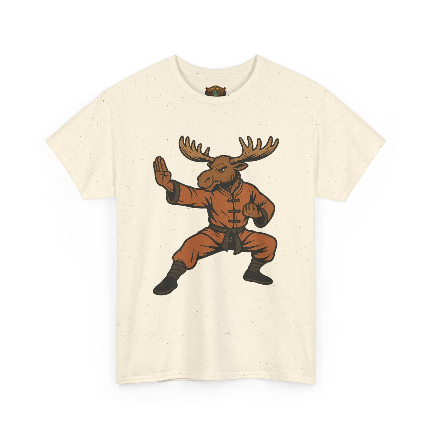 Moose Lee Kung Fu T-Shirt — Martial Arts Moose Graphic Tee
