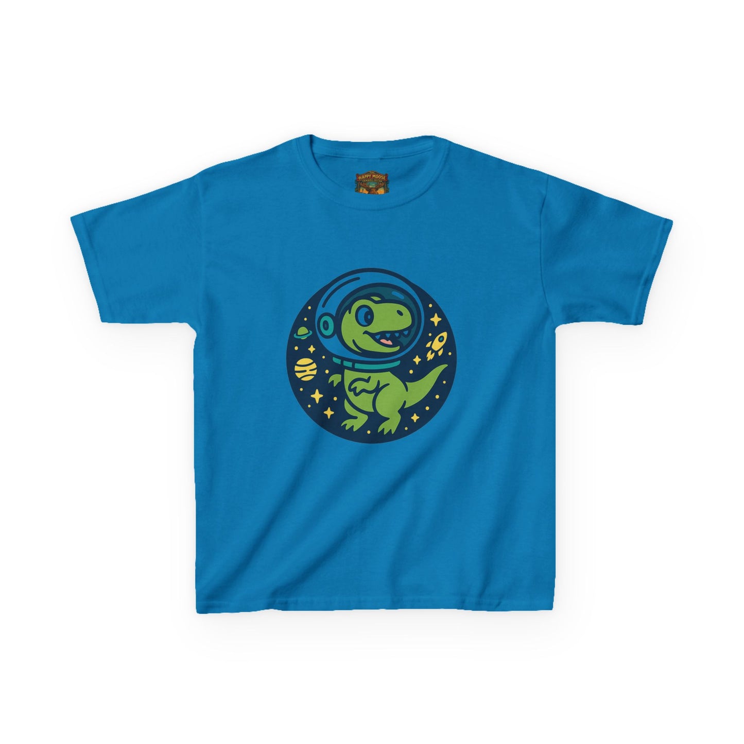 Kids Tee — Space Dino Astronaut Graphic