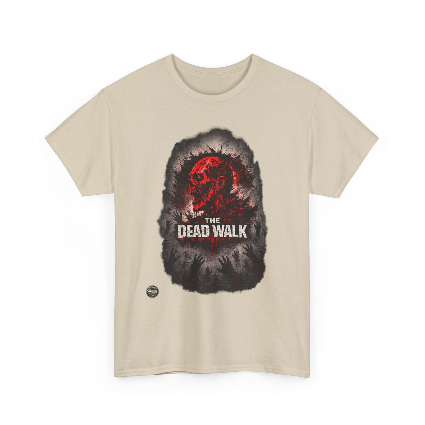 Zombie Graphic Tee — "The Dead Walk" Horror T-Shirt EZ003