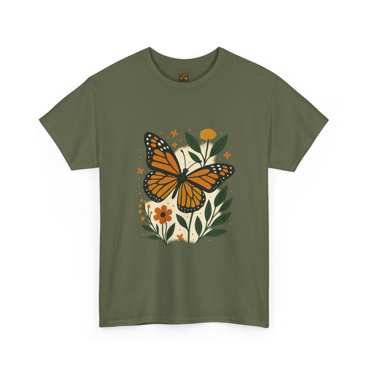 Butterfly T-Shirt — Delicate Monarch Tee for Nature Lovers