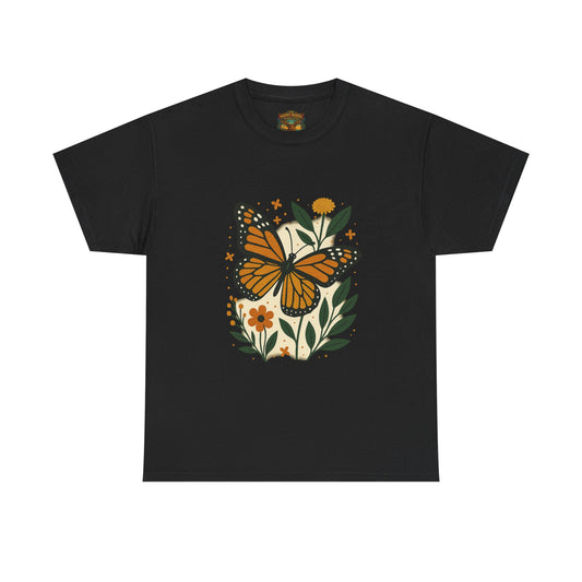 Butterfly T-Shirt — Delicate Monarch Tee for Nature Lovers