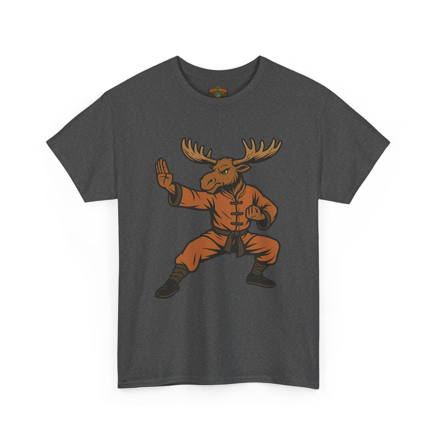 Moose Lee Kung Fu T-Shirt — Martial Arts Moose Graphic Tee