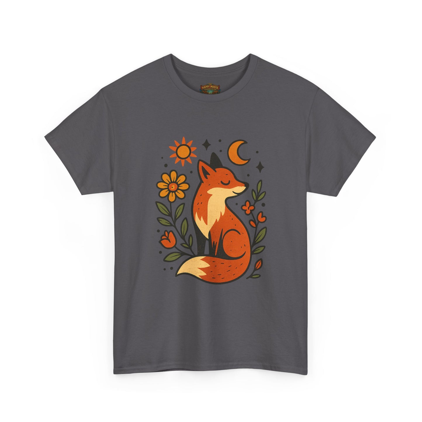 Fox Illustration T-Shirt | Cute Woodland Animal Tee