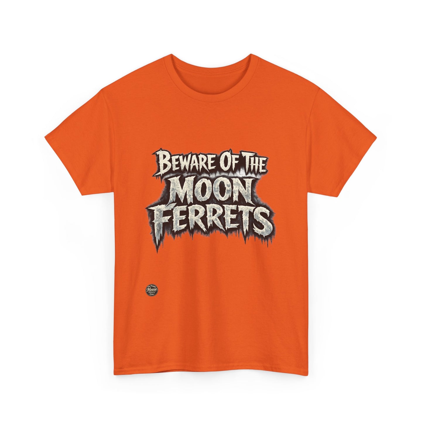 Beware of the Moon Ferrets T-Shirt — Cute Spooky Ferret Graphic Tee
