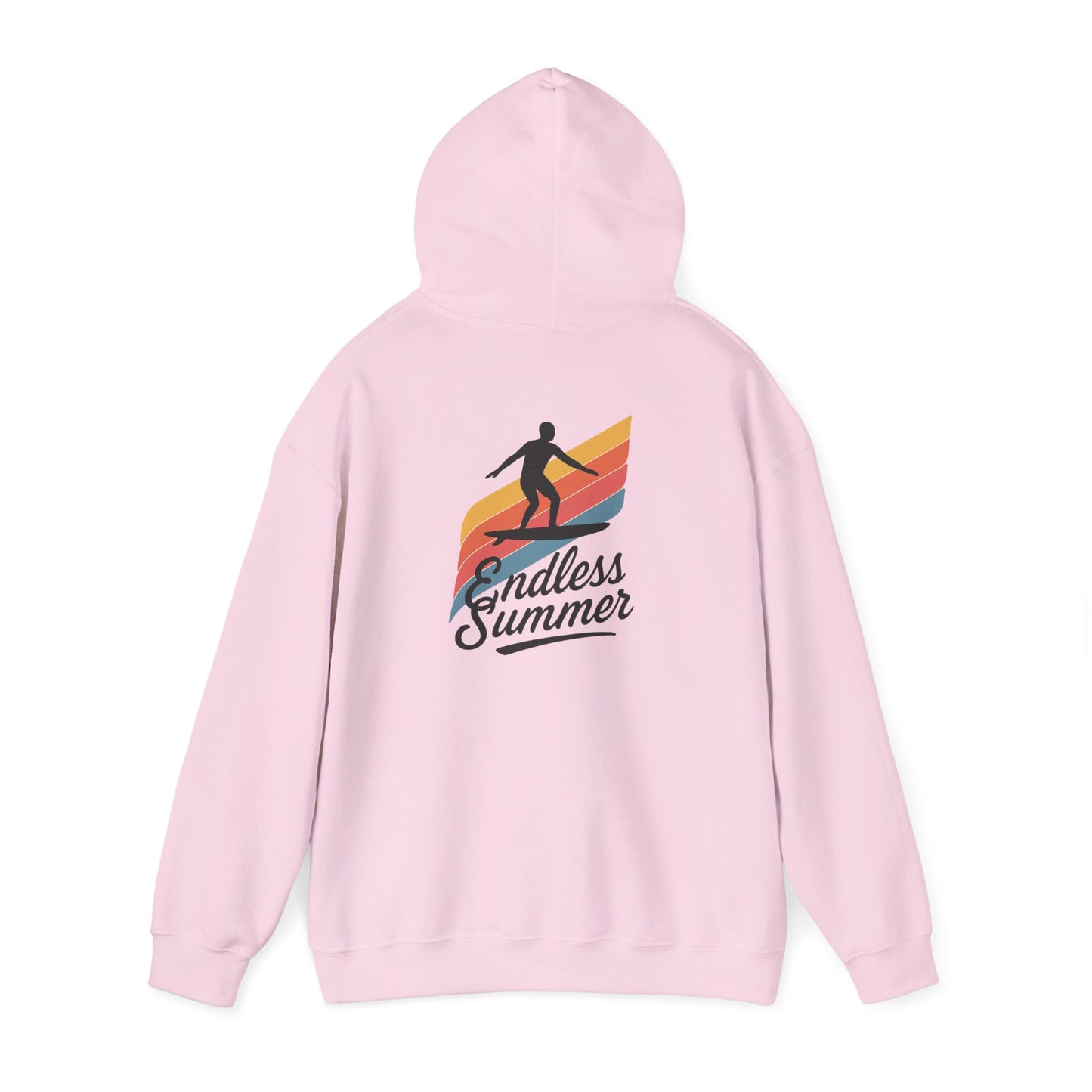 Endless Summer Surf Hoodie — Retro Sunset Skateboard Pullover