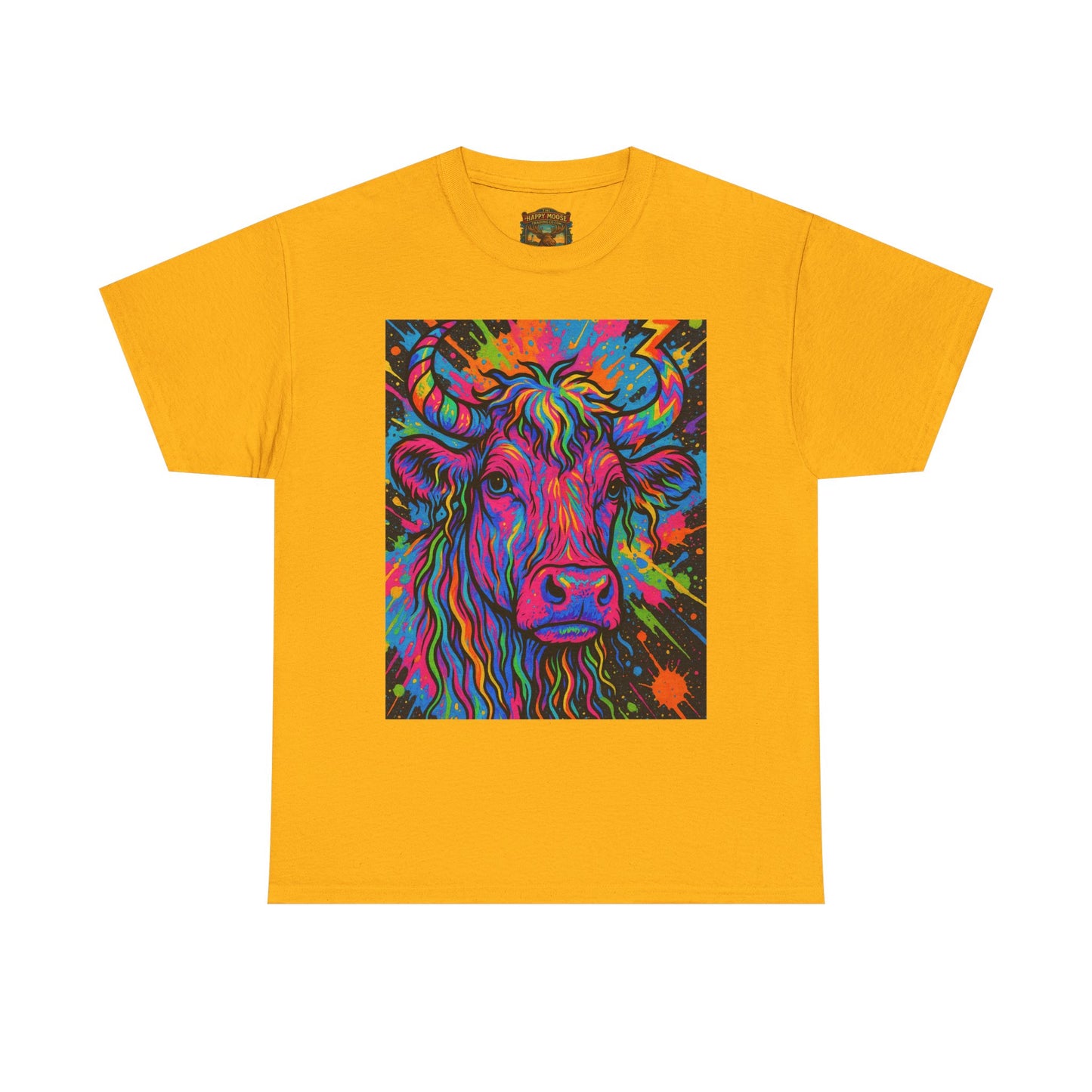Psychedelic Cow Art Tee