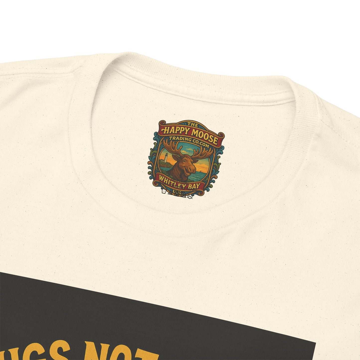 Pugs Not Drugs T-Shirt | Funny Pug Anti-Drug Design