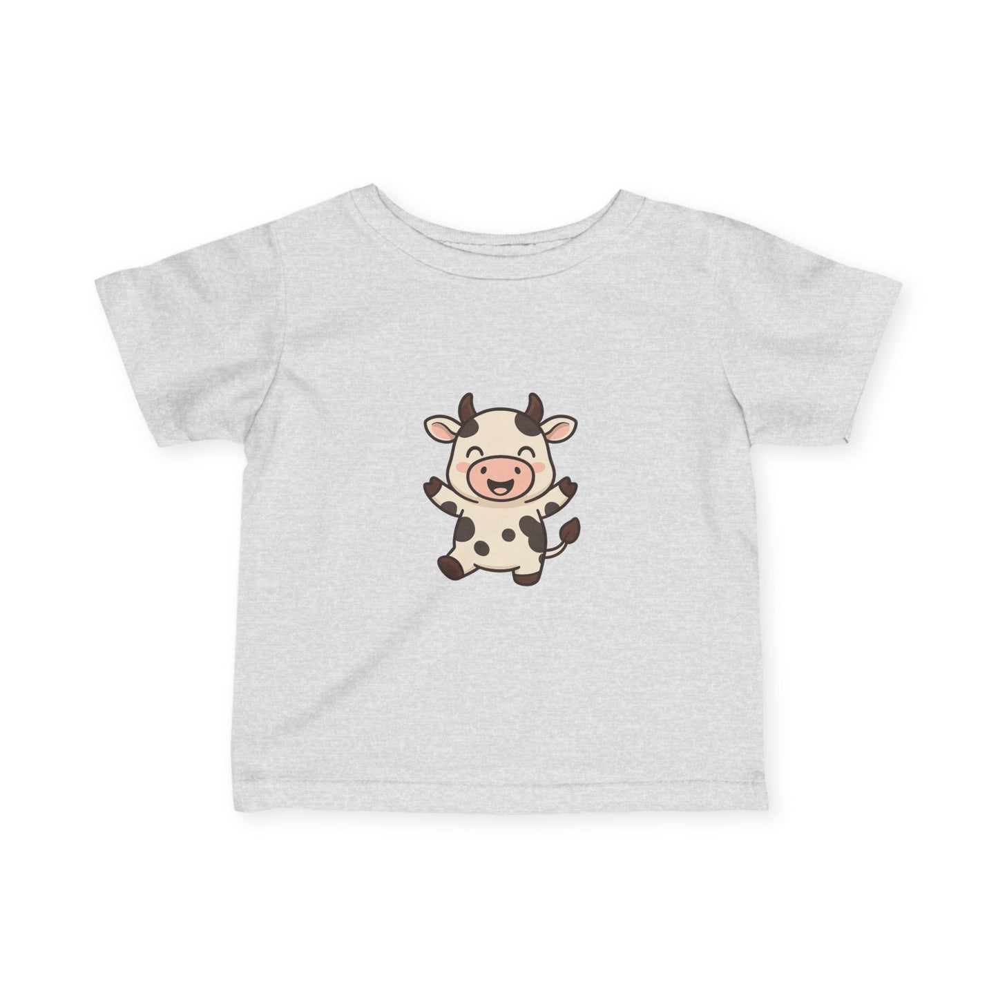 Cute Baby Cow Infant Tee — Adorable Cartoon Calf Bodysuit Shirt