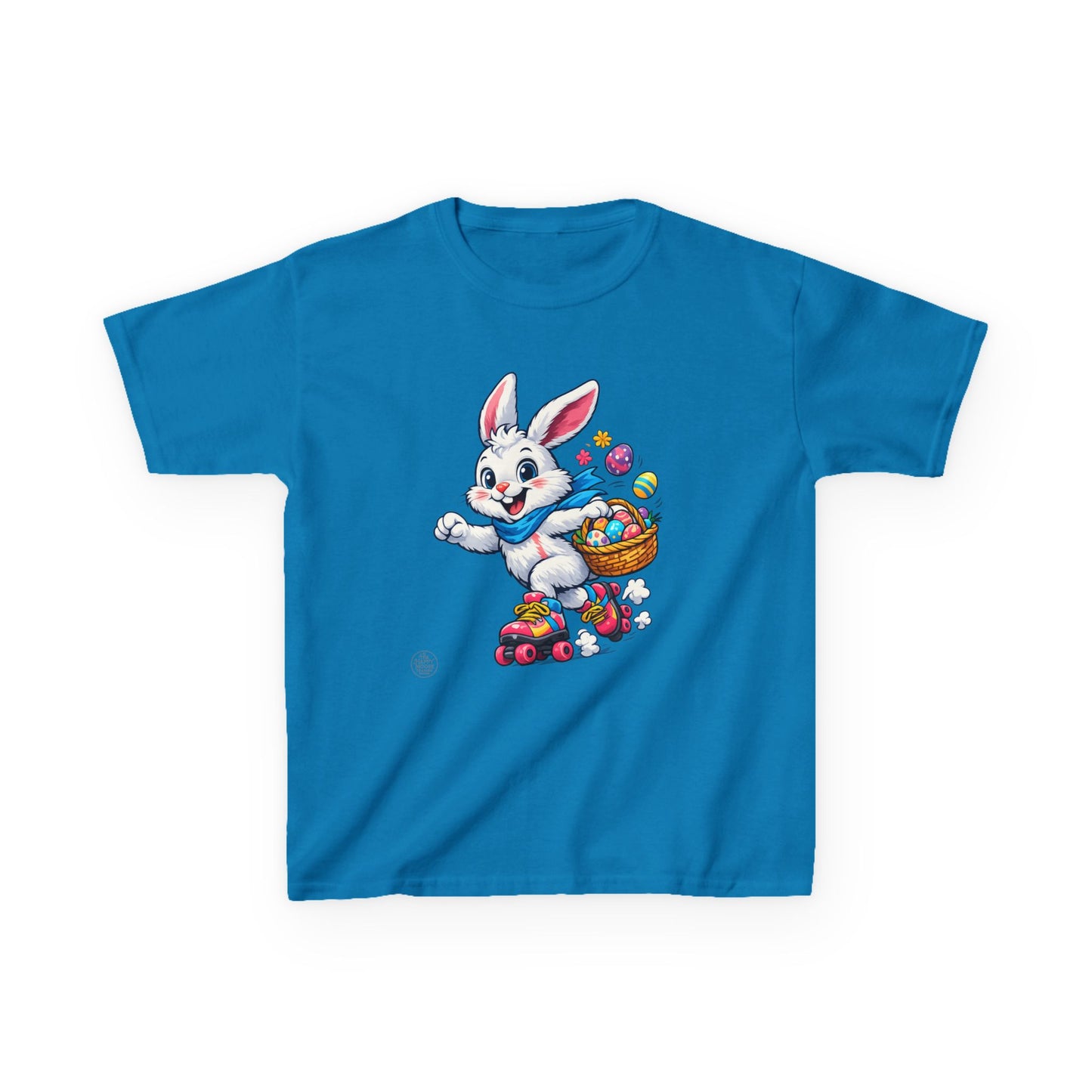Kids Easter Bunny T-Shirt — Bunny with Easter Eggs Basket
