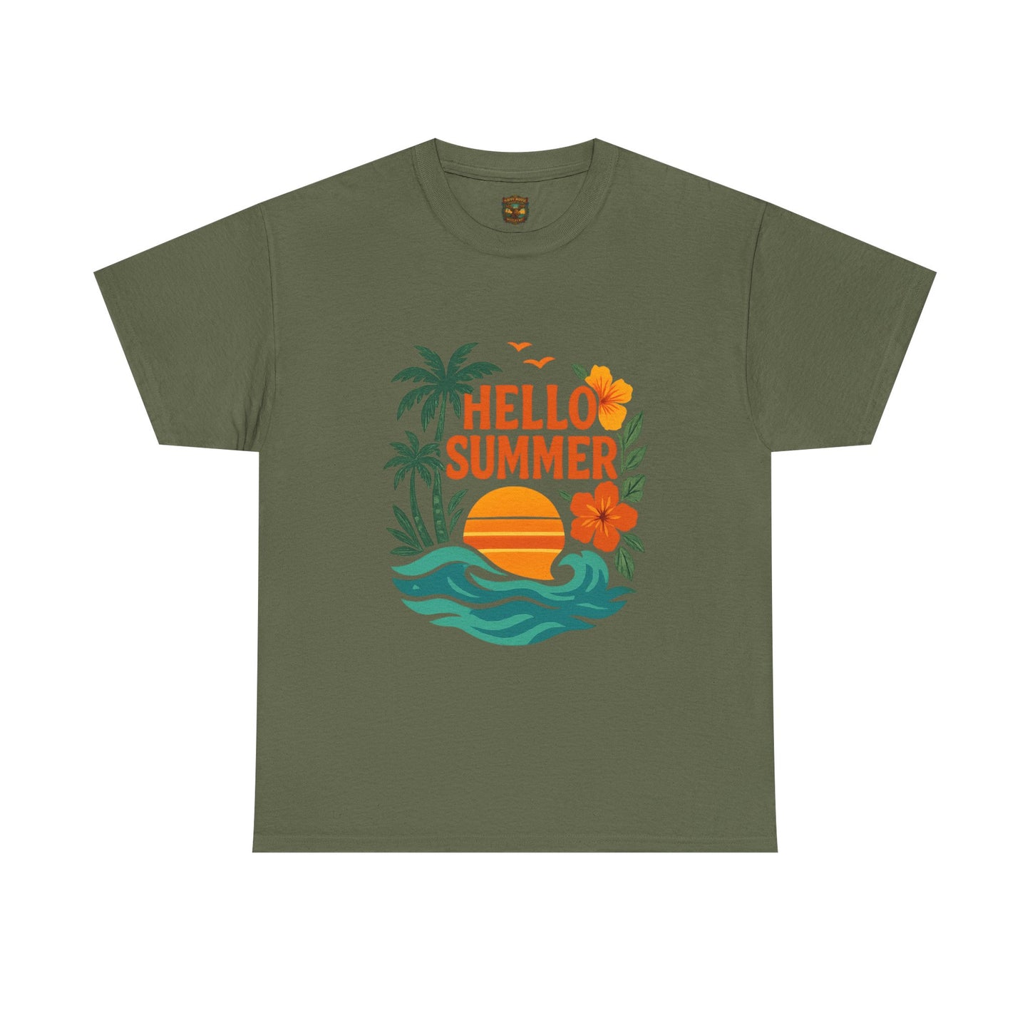 Hello Summer T-Shirt | Hello Summer Graphic Tee, Summer Slogan Shirt