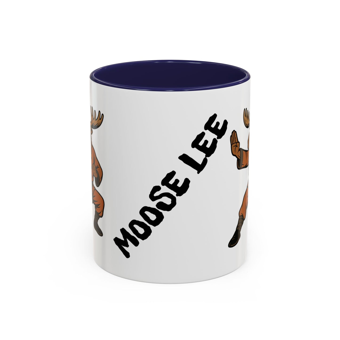 Moose Lee Martial Arts Accent Coffee Mug — Funny Moose Kung Fu 11/15oz
