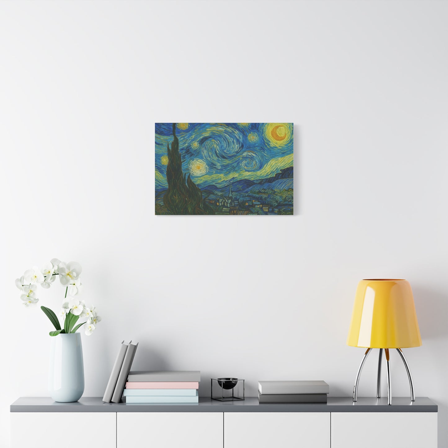 Starry Night Matte Canvas Print — Stretched 1.25" Wall Art