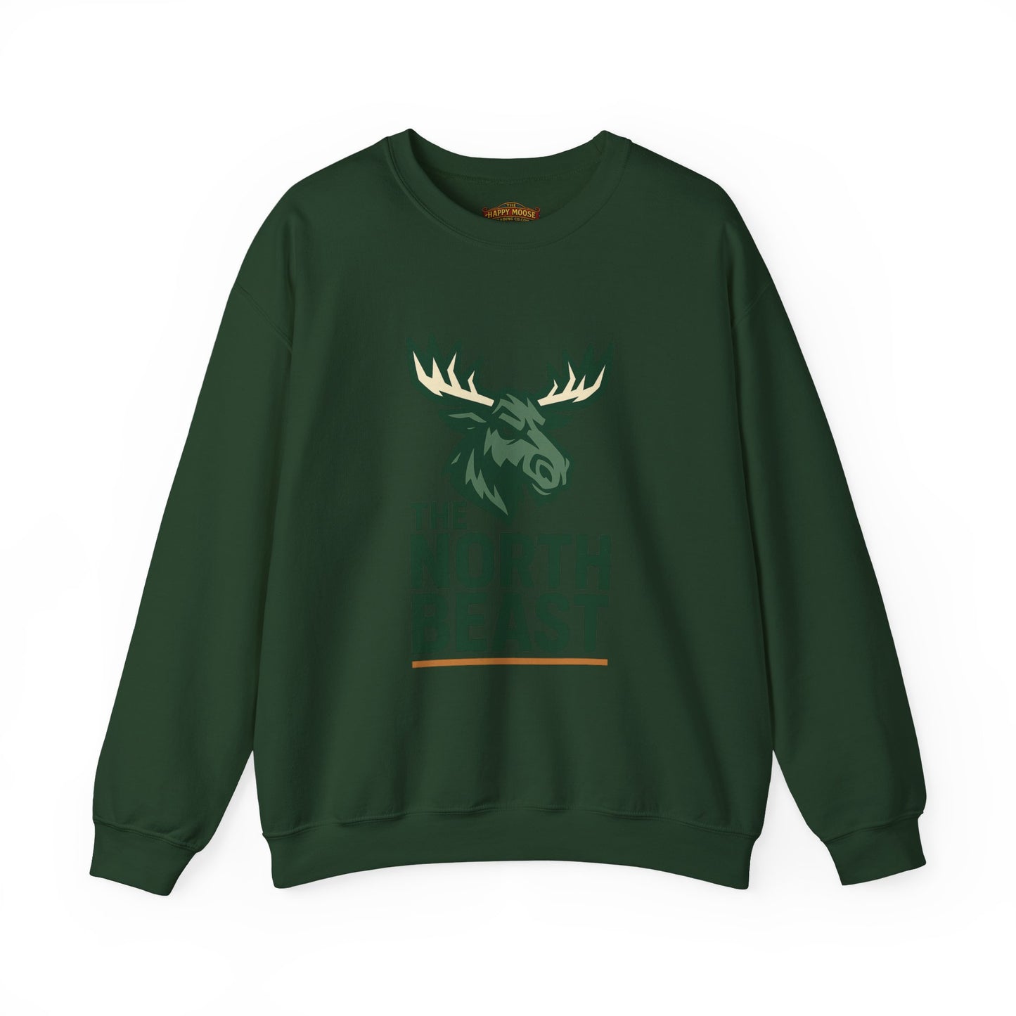 Crewneck Sweatshirt — "The North Beast" Moose Logo Pullover