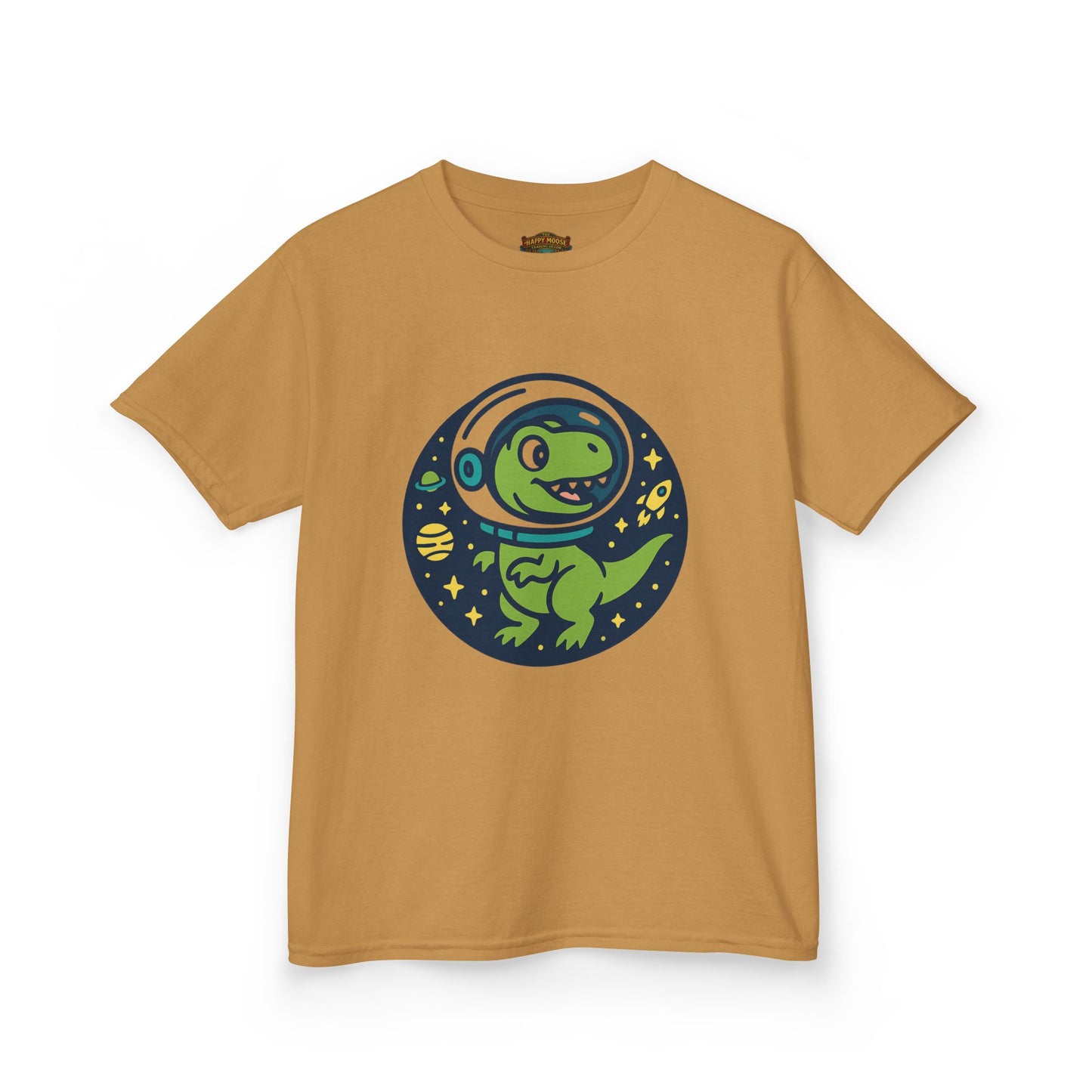 Kids Tee — Space Dino Astronaut Graphic