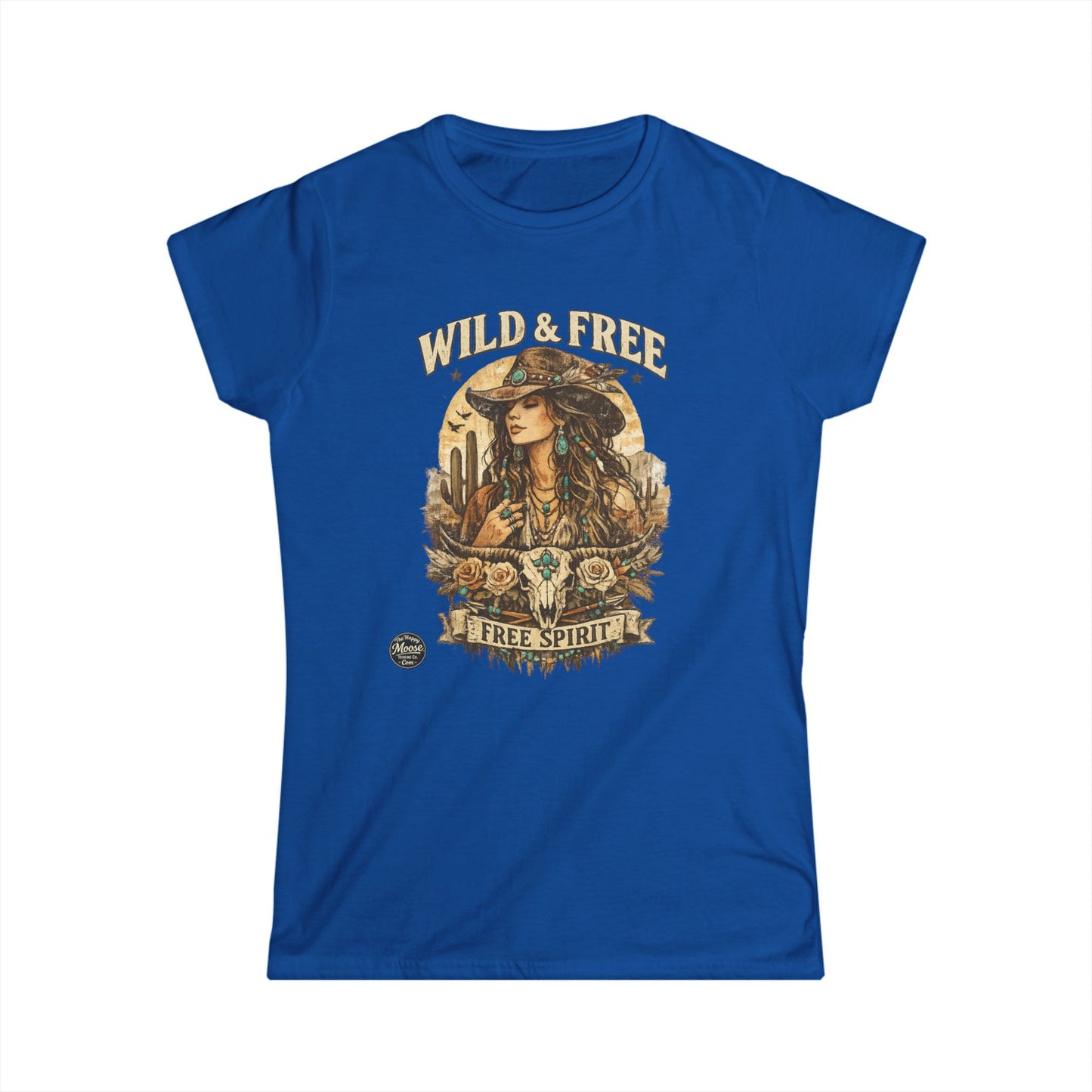 Wild & Free 'Free Spirit' Boho Western Women's Tee