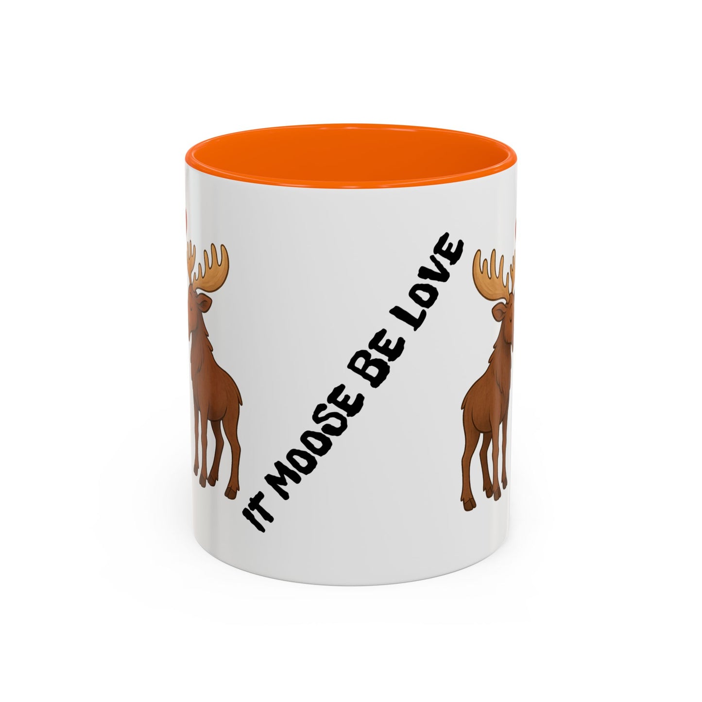 It Moose Be Love Coffee Mug — Cute Romantic Moose Couples Accent Mug (11/15oz)