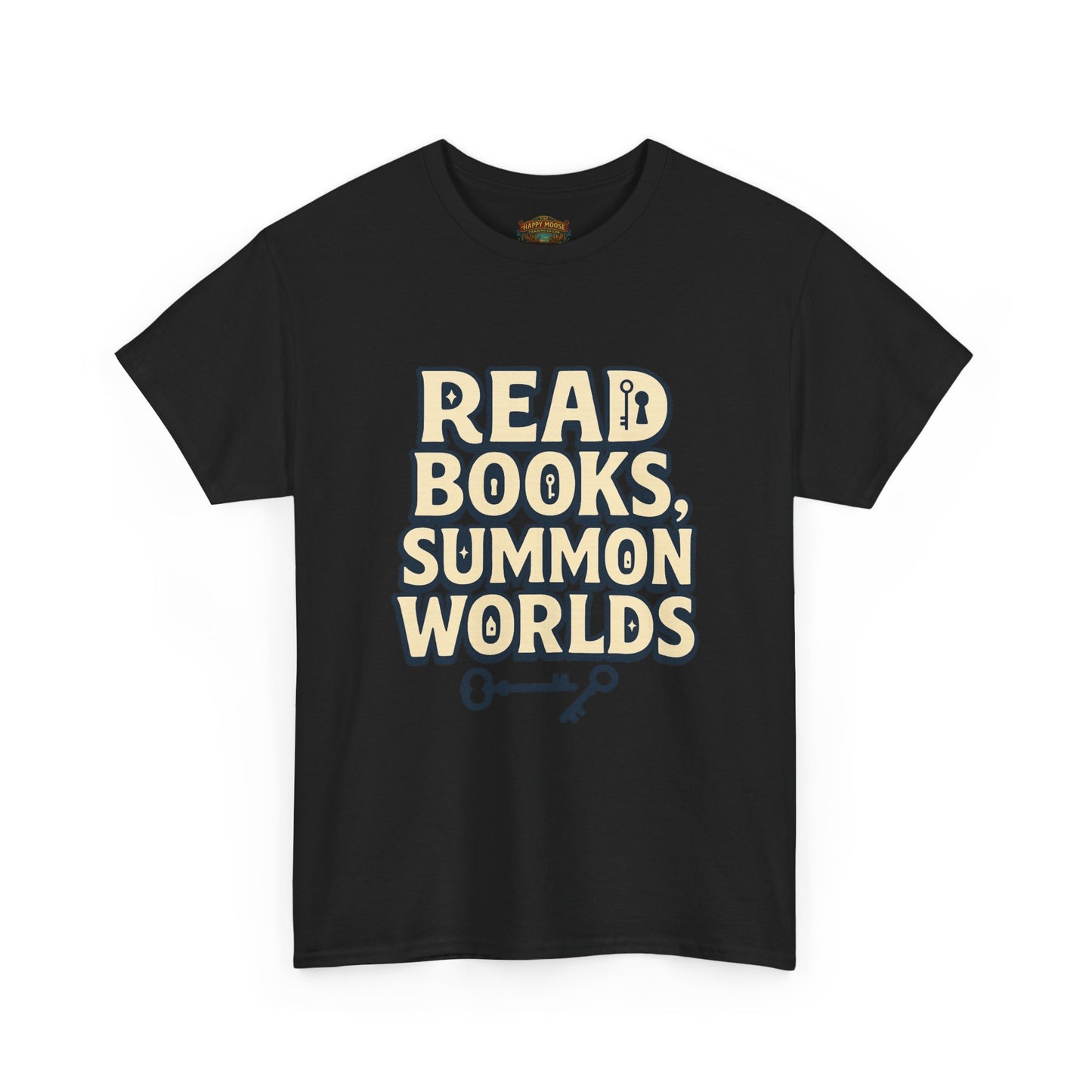 Read Books Summon Worlds T-Shirt — Literary Fantasy Book Lover Tee