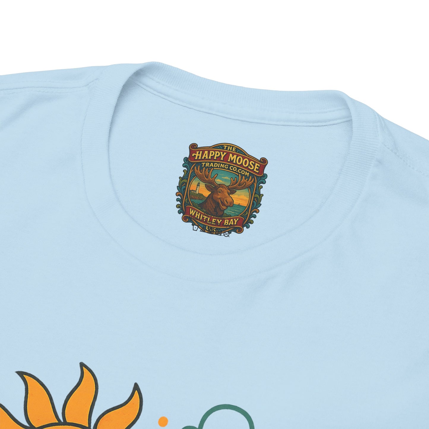 Summer Beach Tee | Surf Waves Palm Tree Graphic