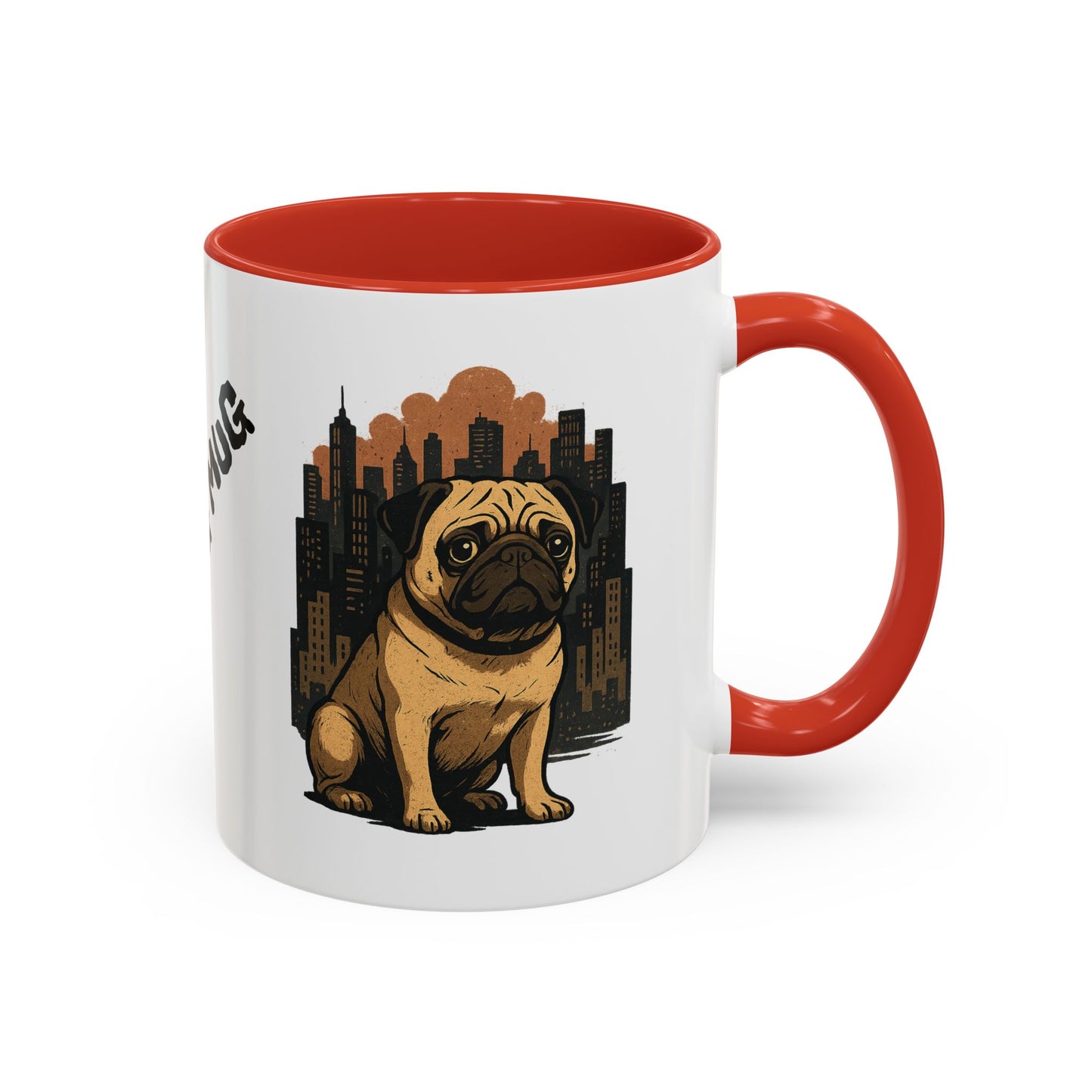 My Pug Mug Coffee Mug — Rustic Mountain Sunset Design
