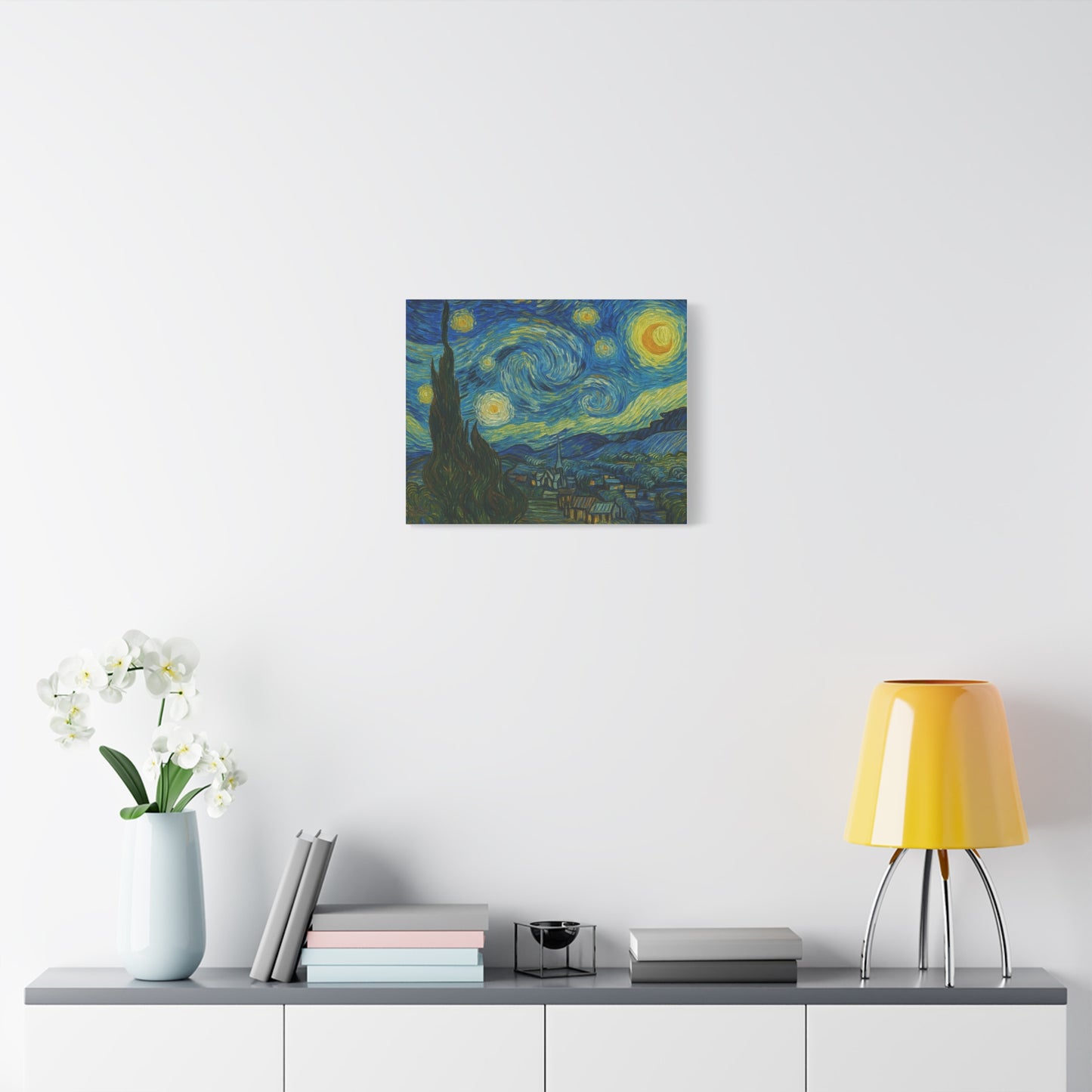 Starry Night Matte Canvas Print — Stretched 1.25" Wall Art