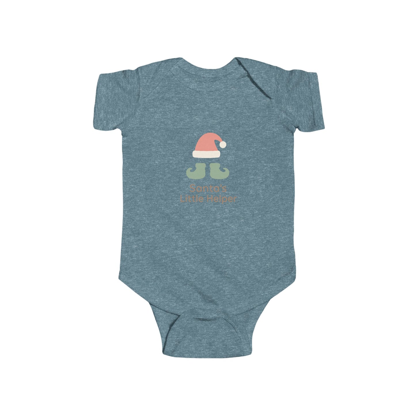 Infant Bodysuit "Santa's Little Helper" Christmas Elf Tee