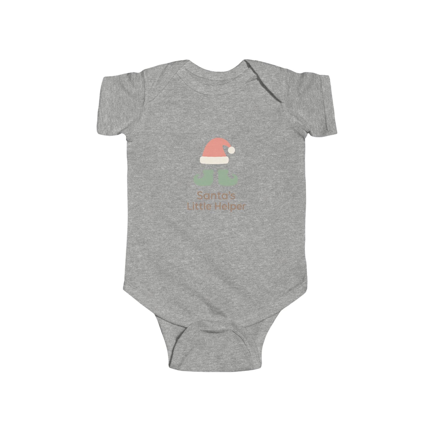 Baby Vest Infant Bodysuit - "Santa's Little Helper" Christmas Elf