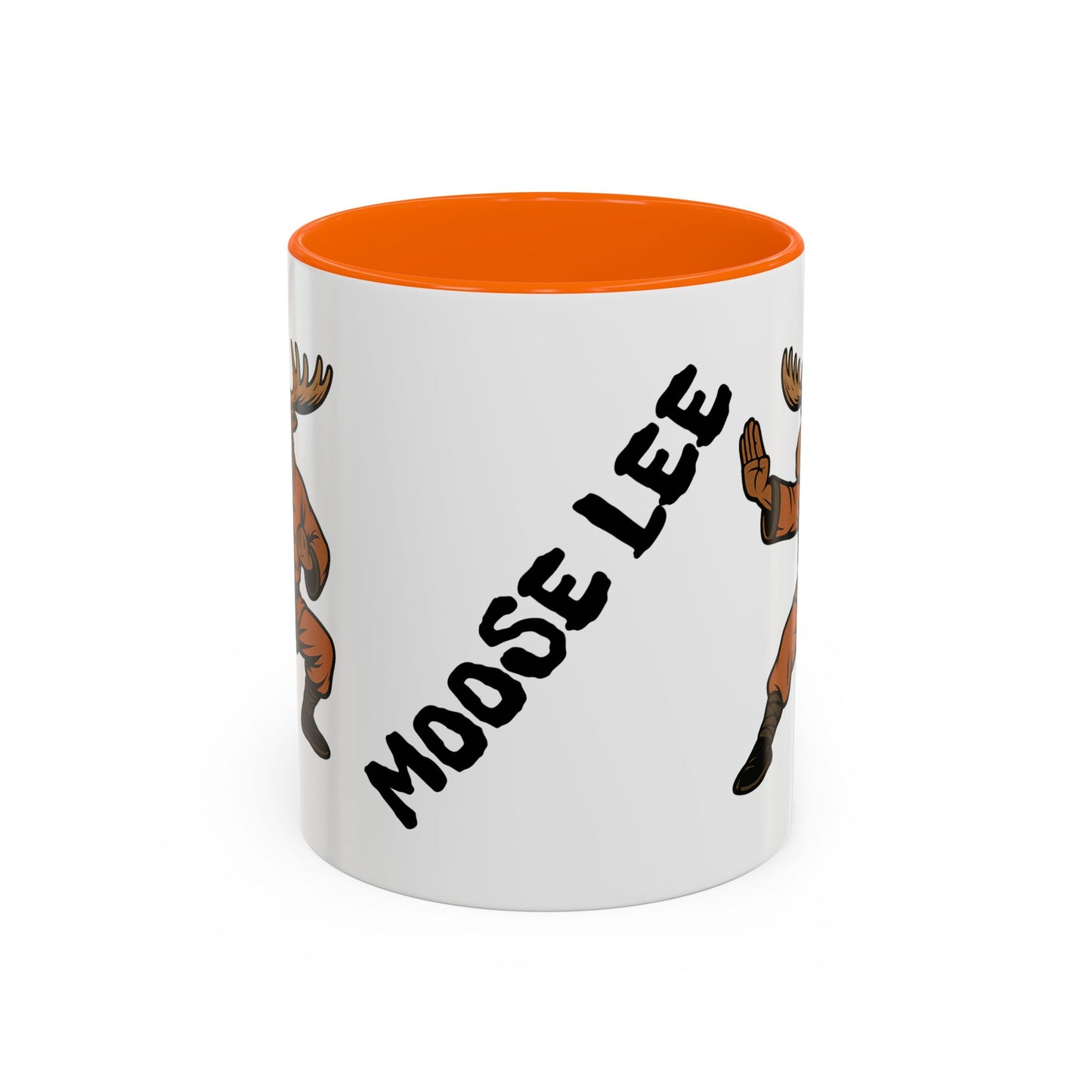 Moose Lee Martial Arts Accent Coffee Mug — Funny Moose Kung Fu 11/15oz