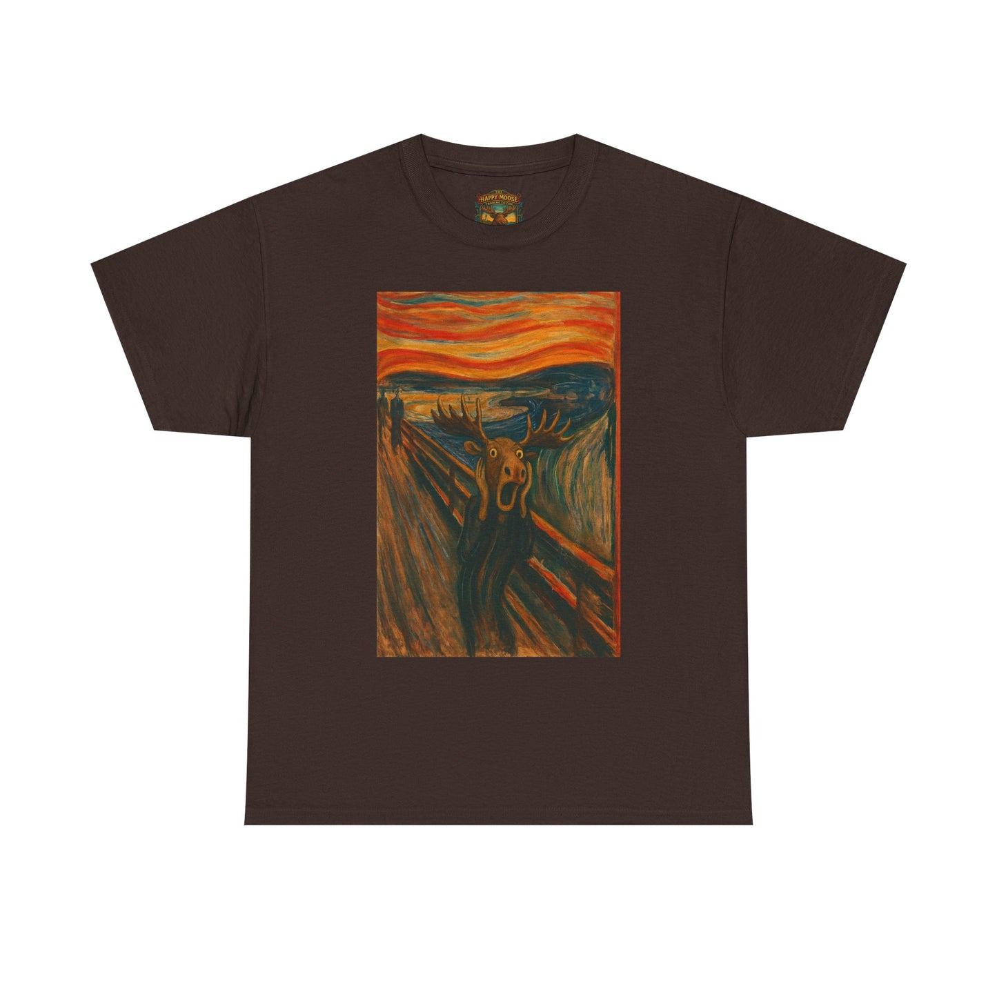 The Scream Art Print T‑Shirt — Vintage Expressionist Graphic Tee