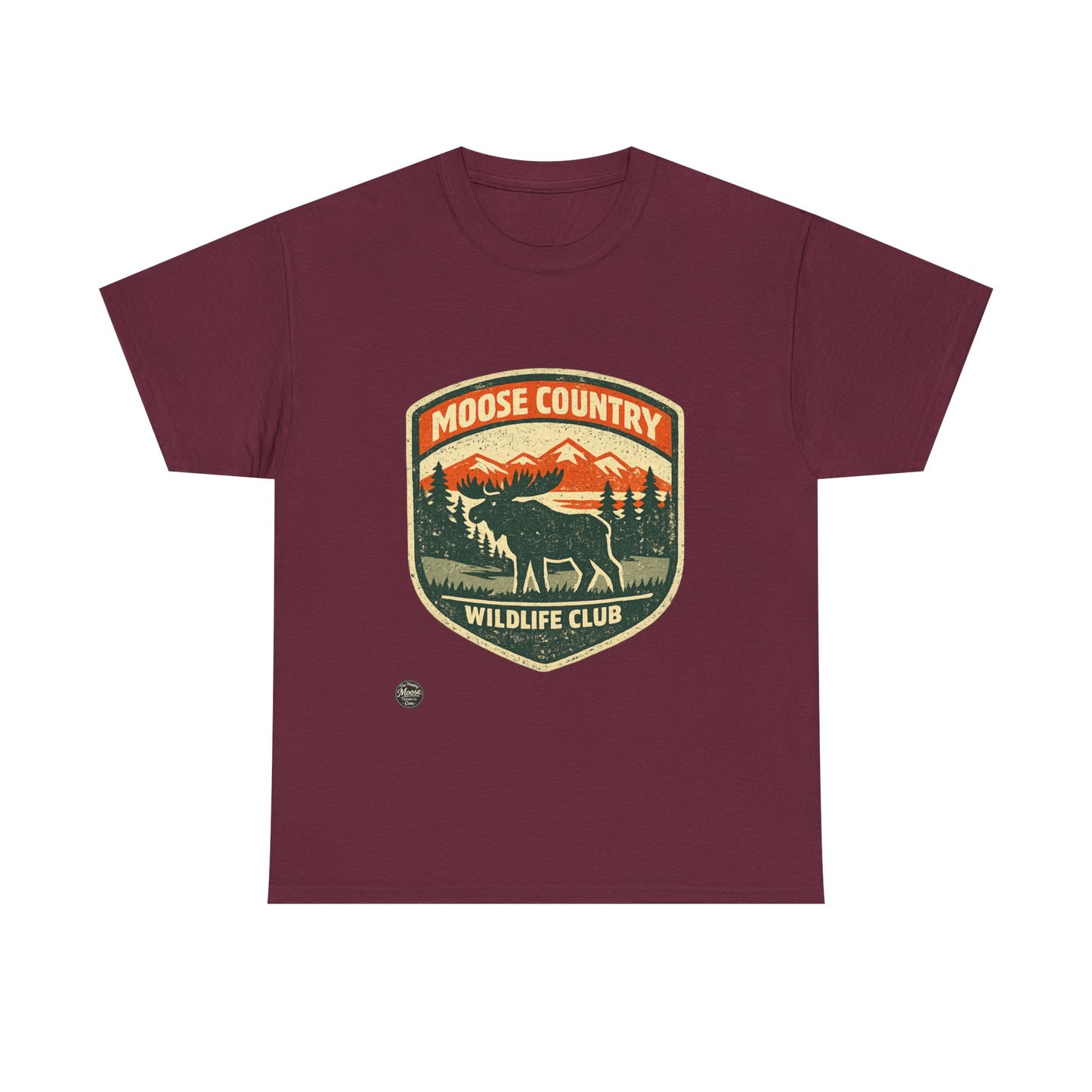 Moose Country Wildlife Club T-Shirt — Outdoor Hunting & Nature Tee