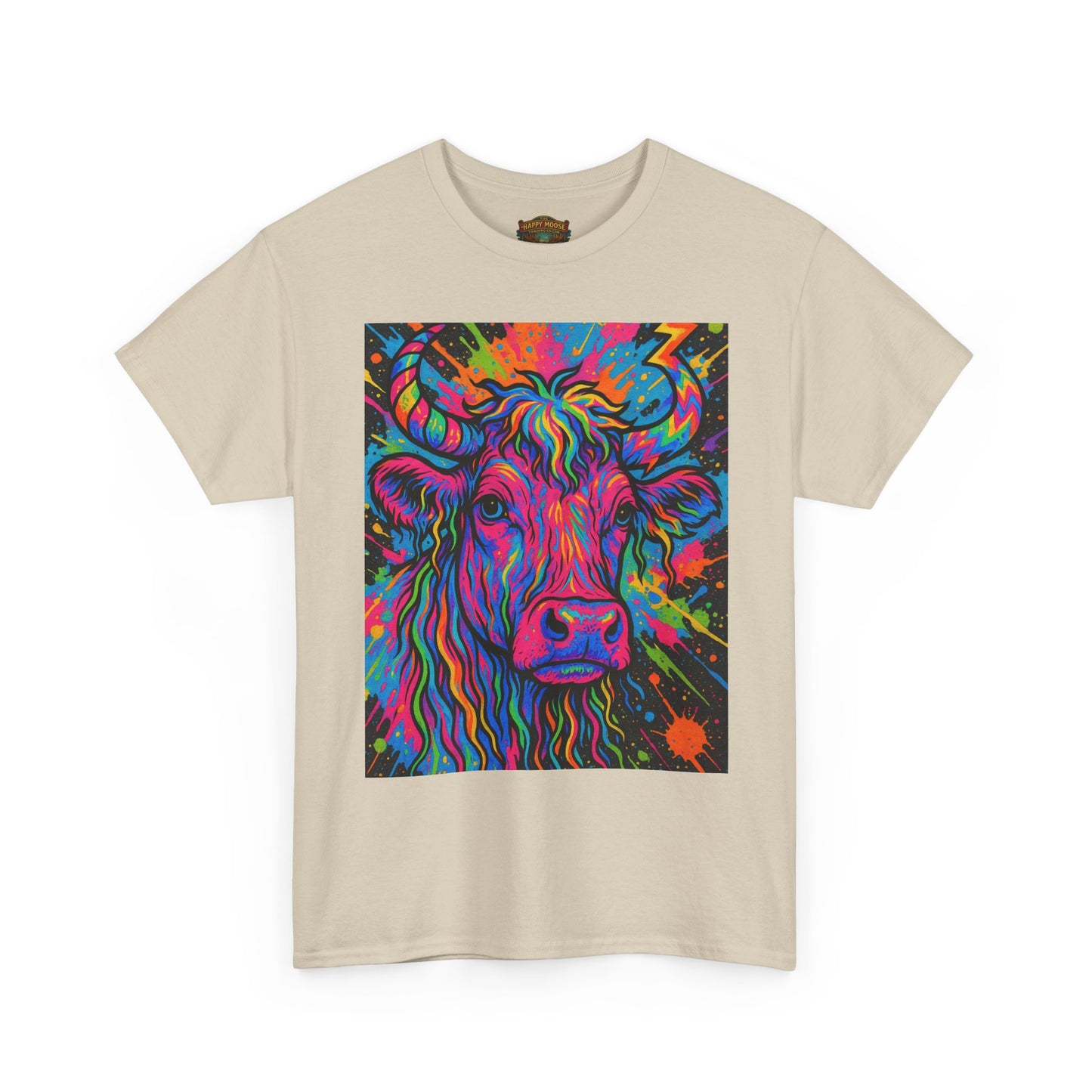 Psychedelic Cow Art Tee
