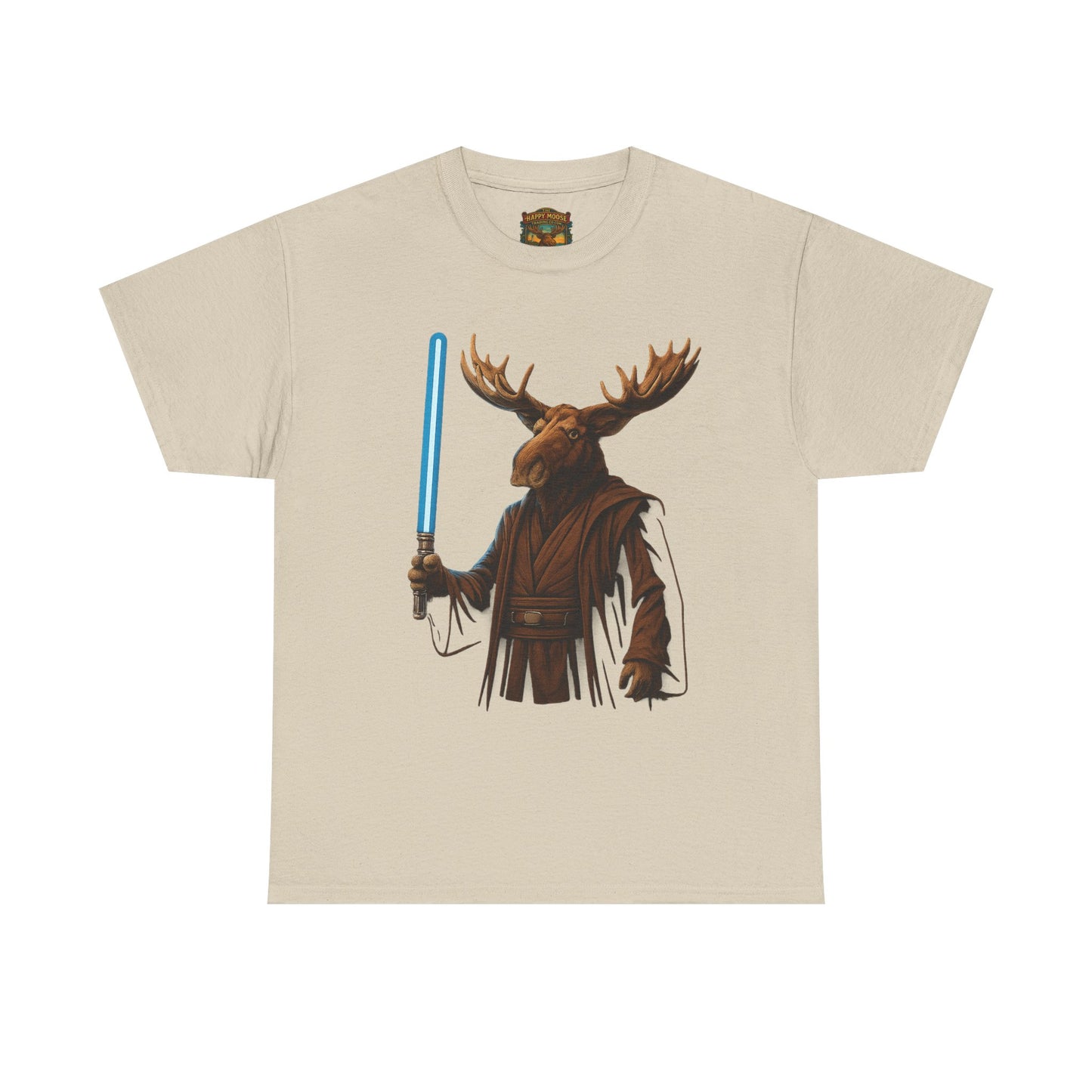 Moose Wars T‑Shirt — Funny Star Wars Inspired Moose with Lightsaber
