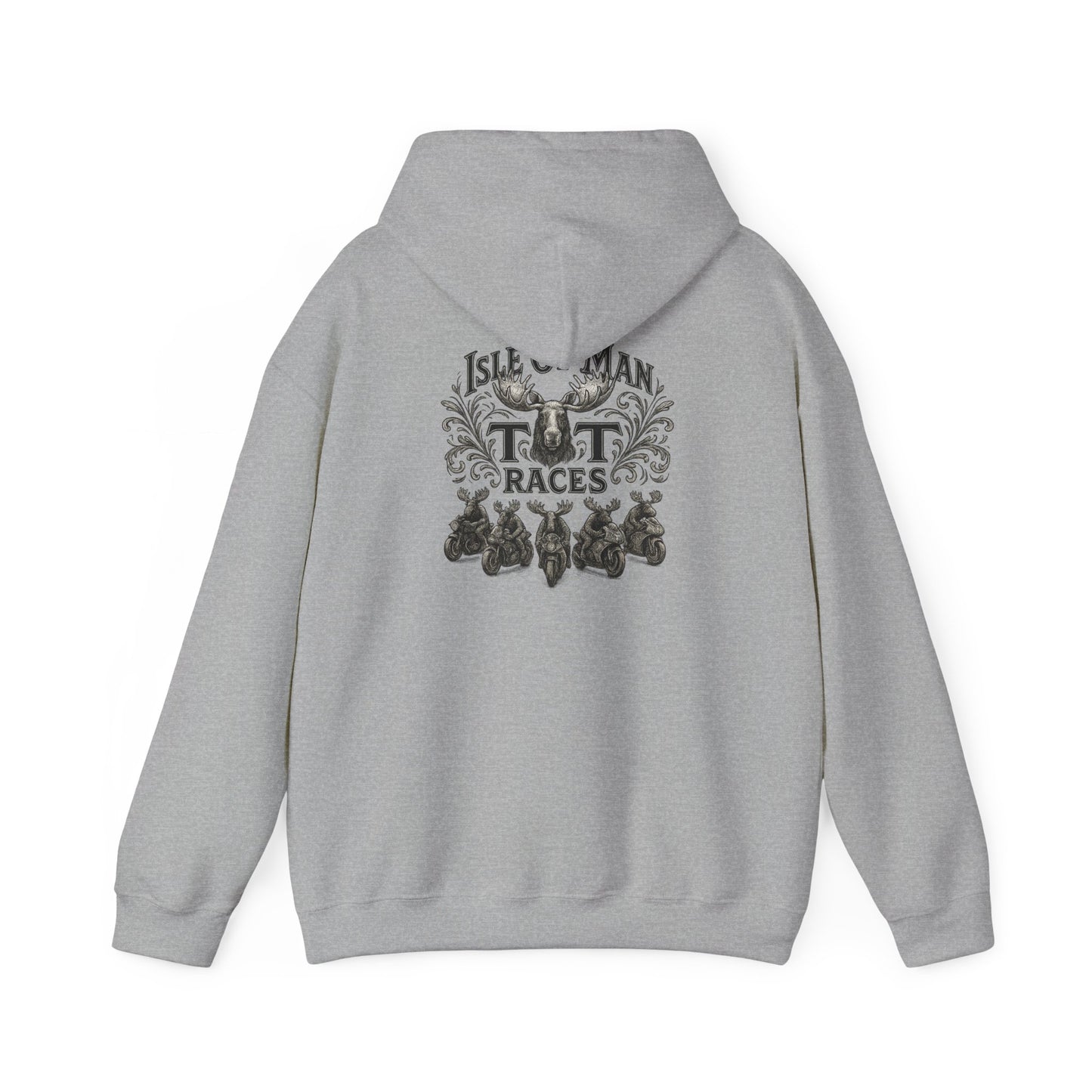 Isle of Man TT Races Hoodie – Vintage Motorcycle Racing Graphic