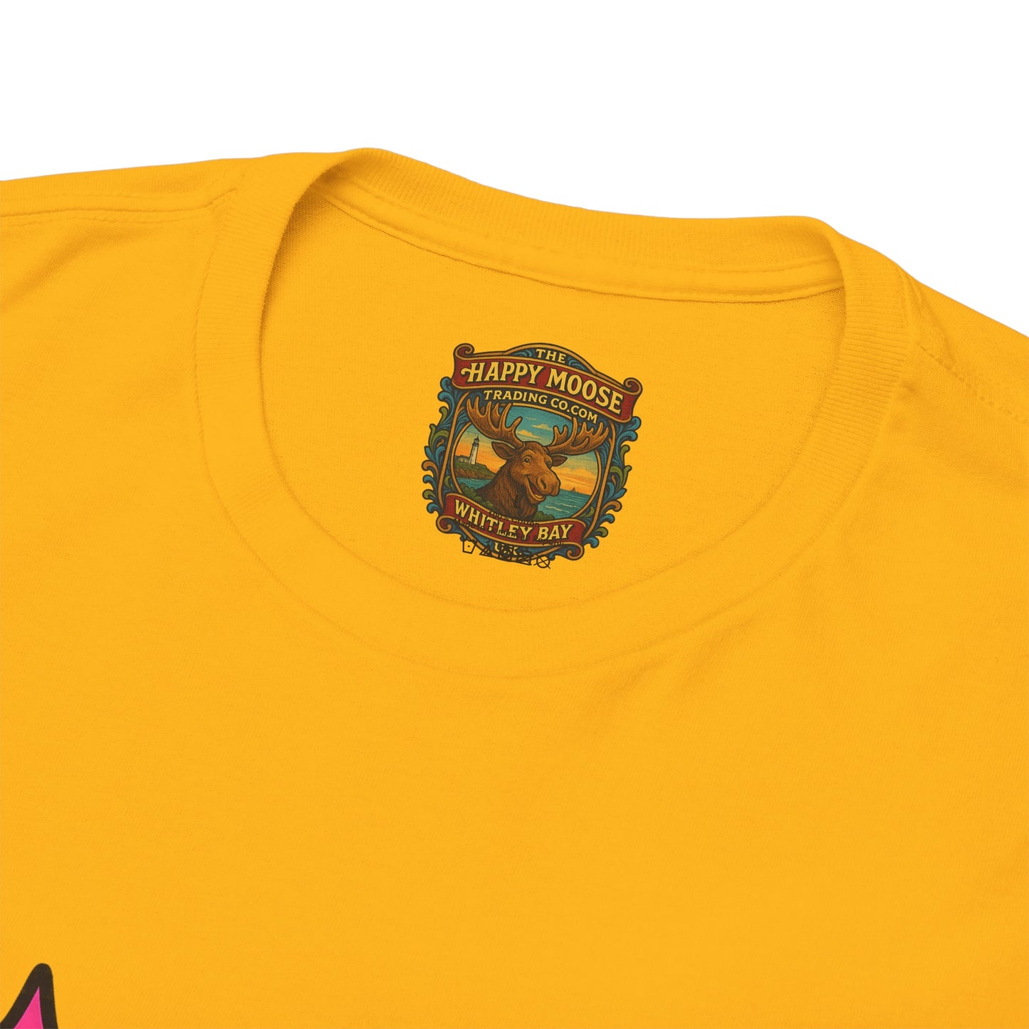 Smiley Drip Graphic Tee — Neon Melting Smiley Face T-Shirt