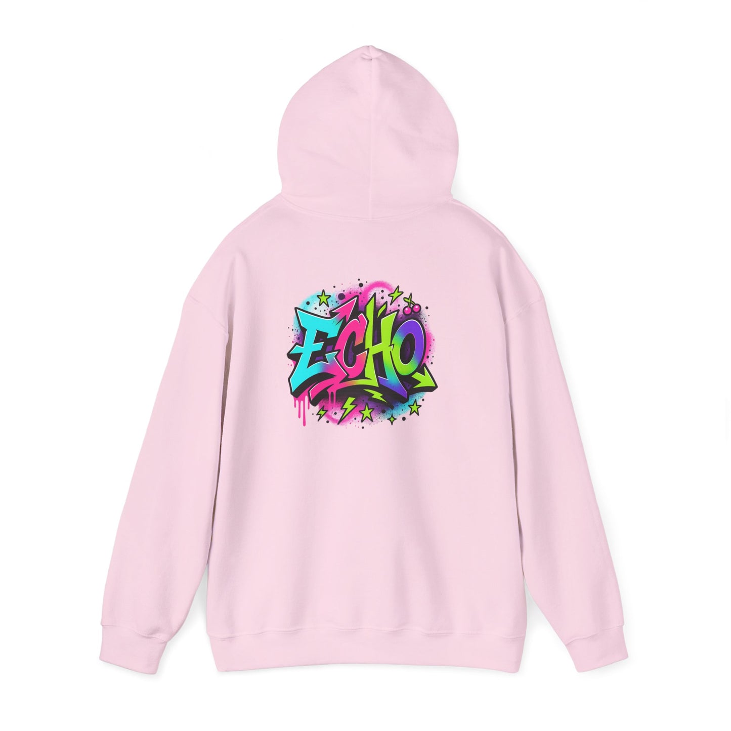 Echo Graffiti Hoodie — Colorful Street Art Pullover