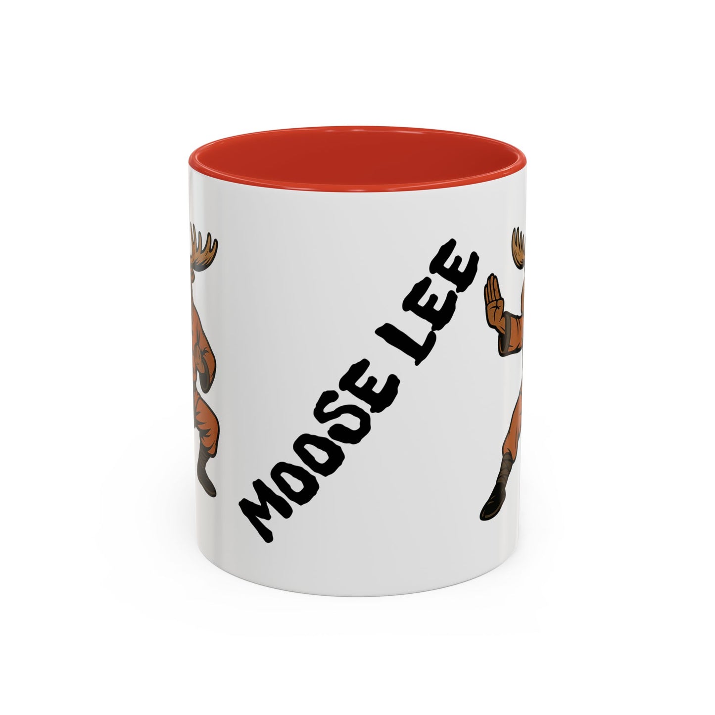 Moose Lee Martial Arts Accent Coffee Mug — Funny Moose Kung Fu 11/15oz