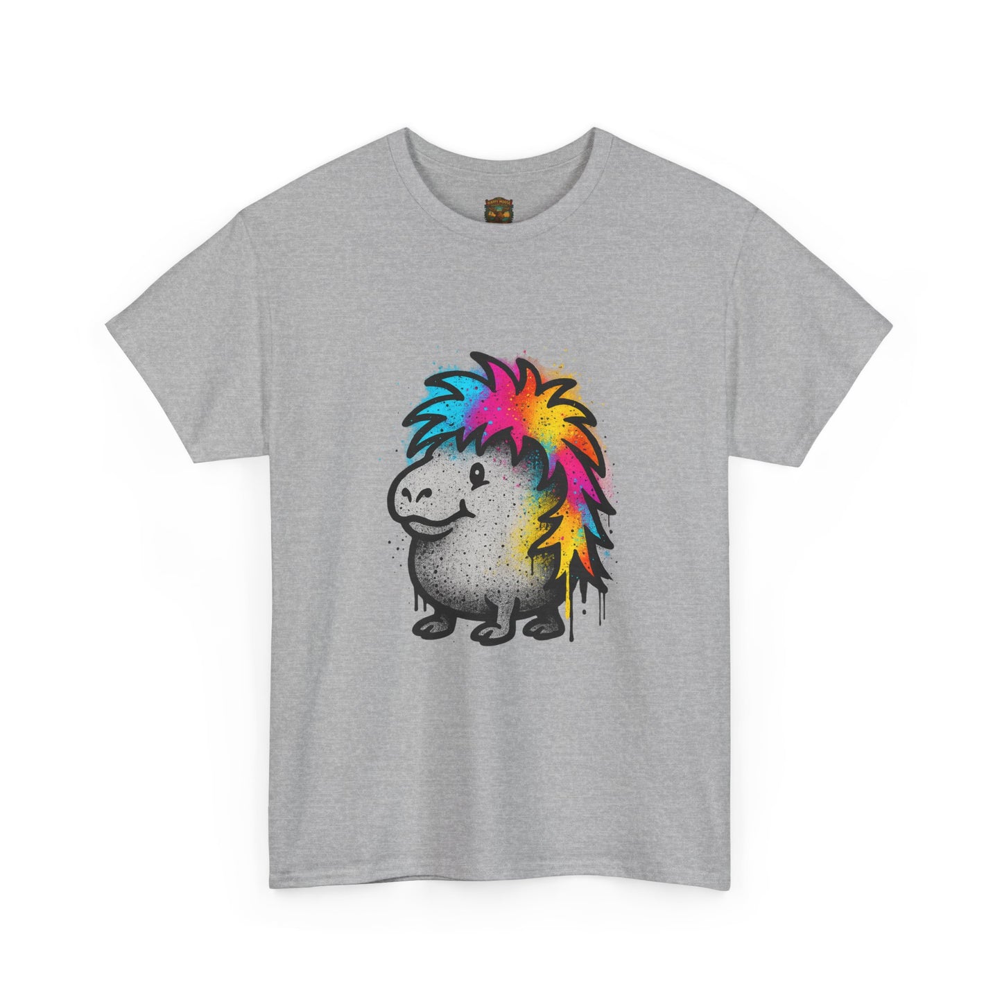 Rainbow Mohawk Quokka T-Shirt — Cute Colorful Quokka Tee