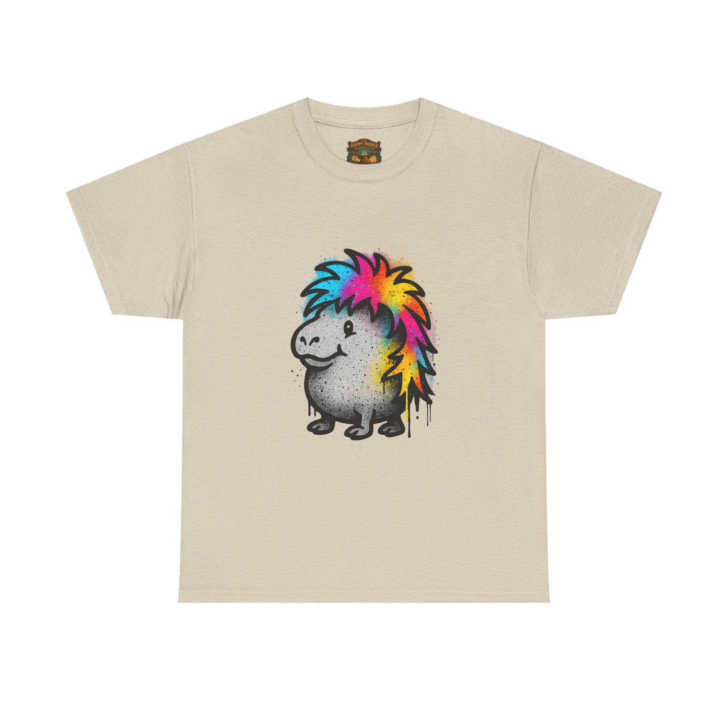 Rainbow Mohawk Quokka T-Shirt — Cute Colorful Quokka Tee