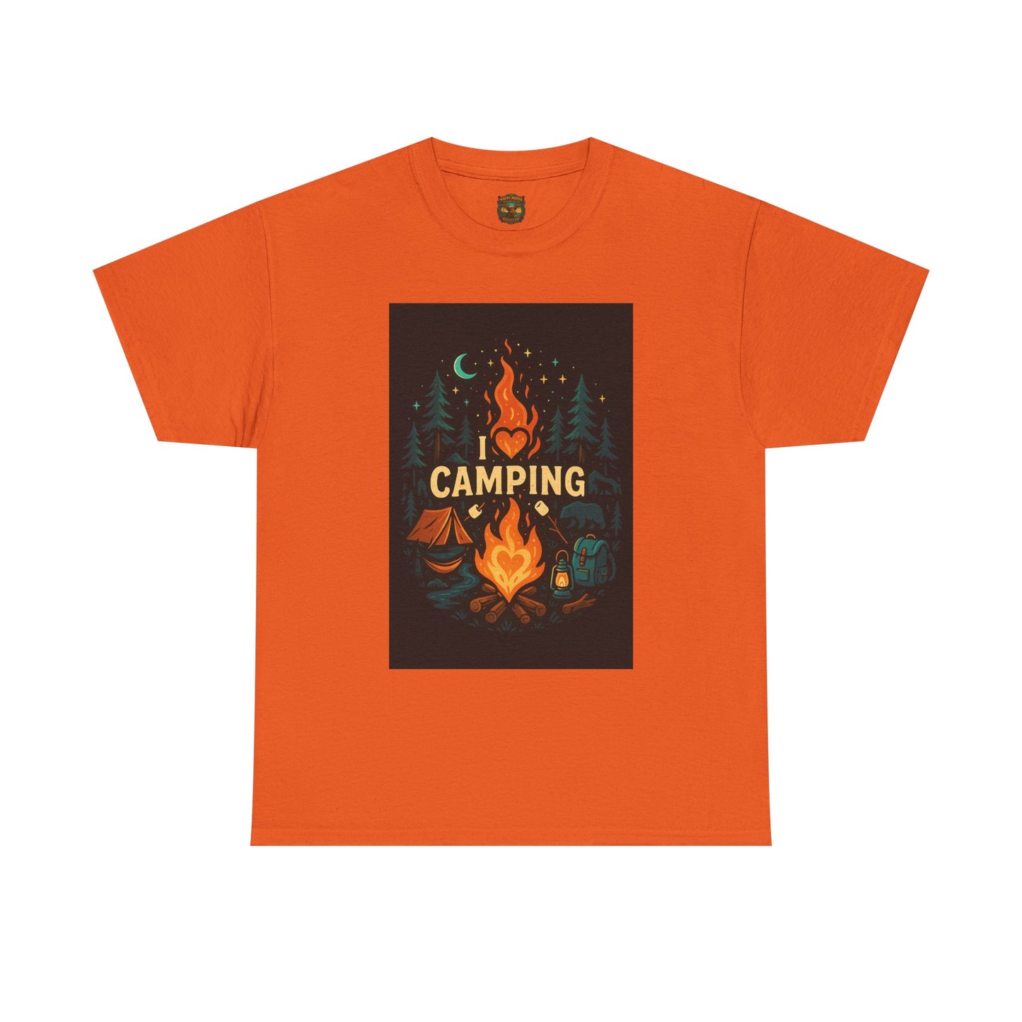 Camping Campfire Graphic Tee | Outdoor Adventure Shirt